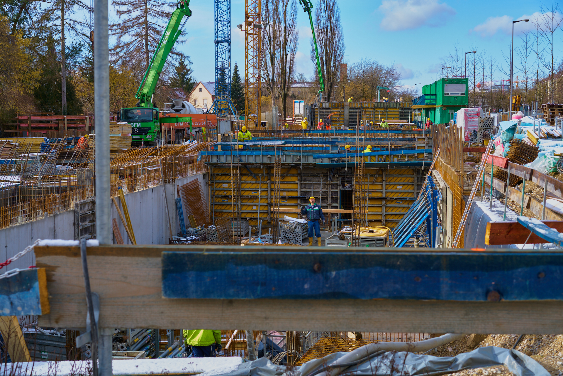 Baustelle Maikäfersiedlung in Neuperlach 06.02.2018 Photographer: Gelbmann