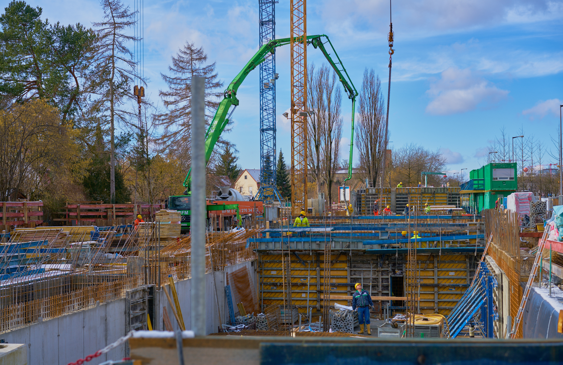 Baustelle Maikäfersiedlung in Neuperlach 06.02.2018 Photographer: Gelbmann