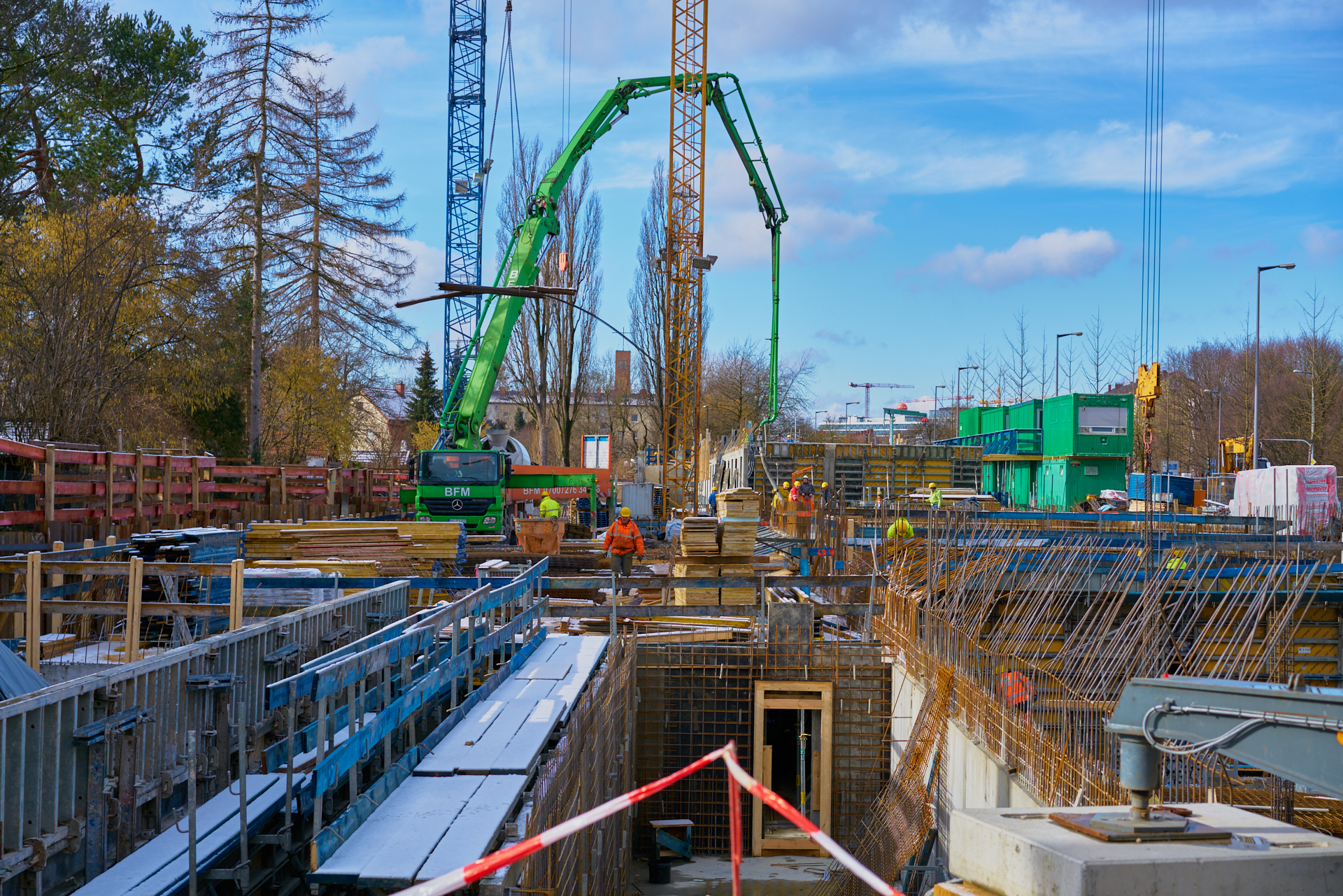 Baustelle Maikäfersiedlung in Neuperlach 06.02.2018 Photographer: Gelbmann