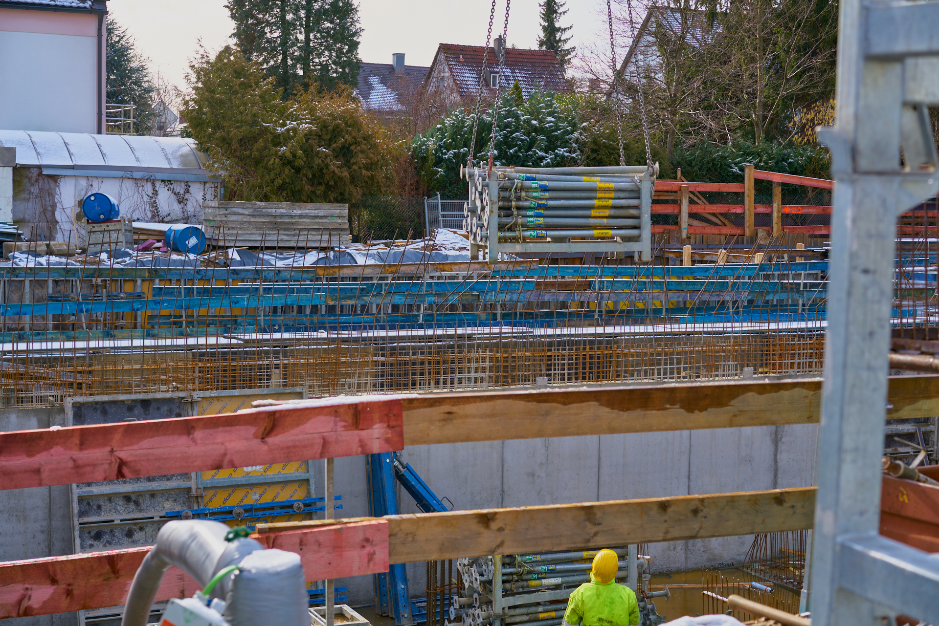 Baustelle Maikäfersiedlung in Neuperlach 06.02.2018 Photographer: Gelbmann