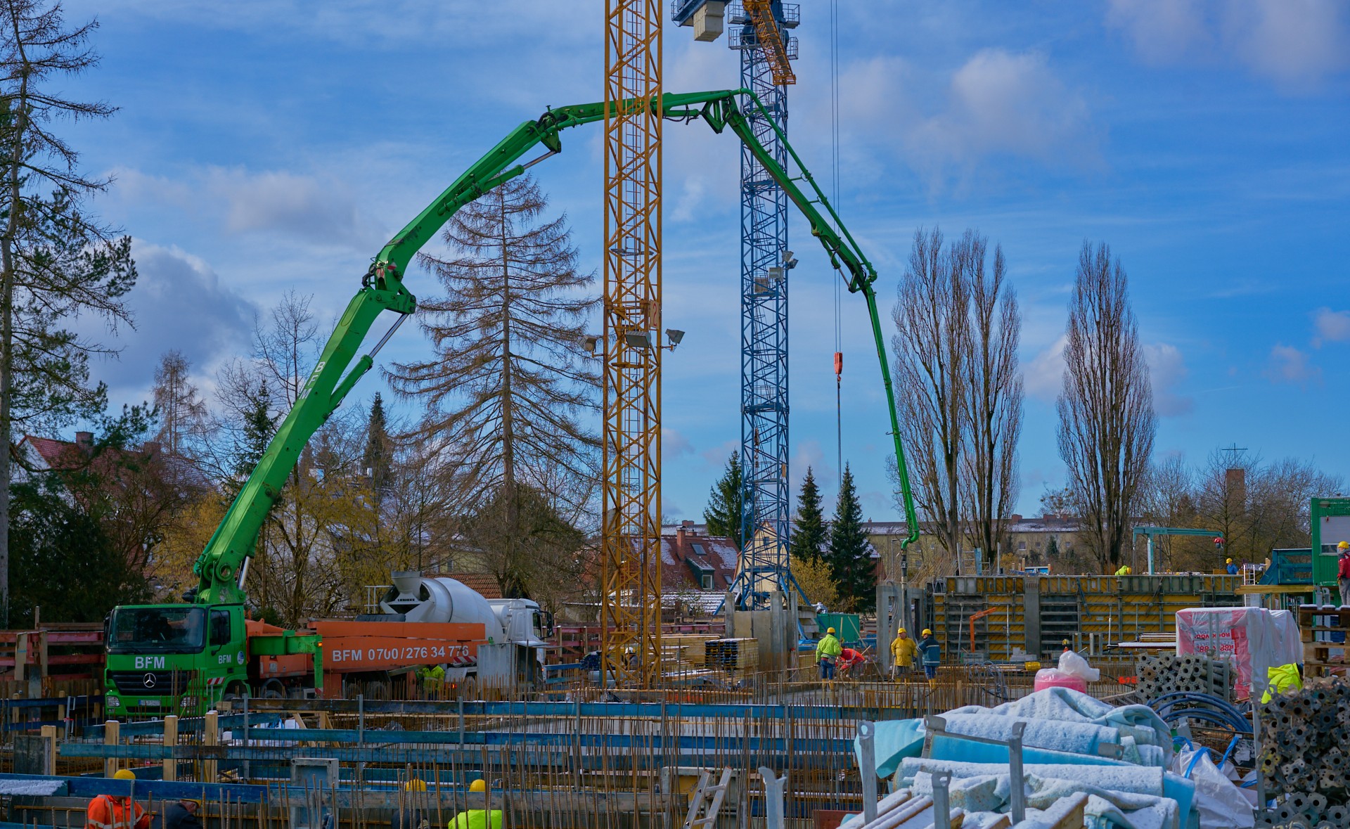 Baustelle Maikäfersiedlung in Neuperlach 06.02.2018 Photographer: Gelbmann