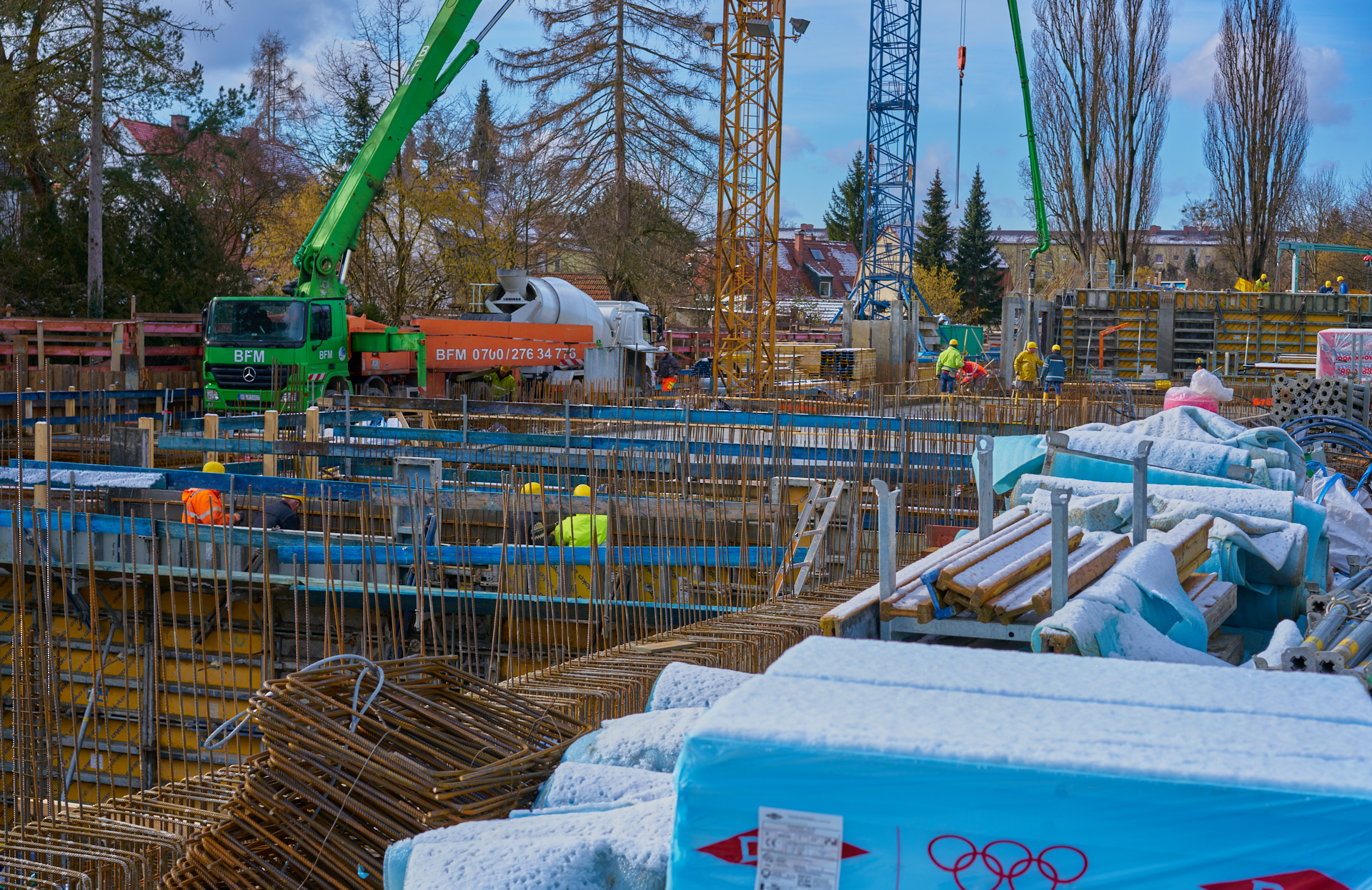 Baustelle Maikäfersiedlung in Neuperlach 06.02.2018 Photographer: Gelbmann
