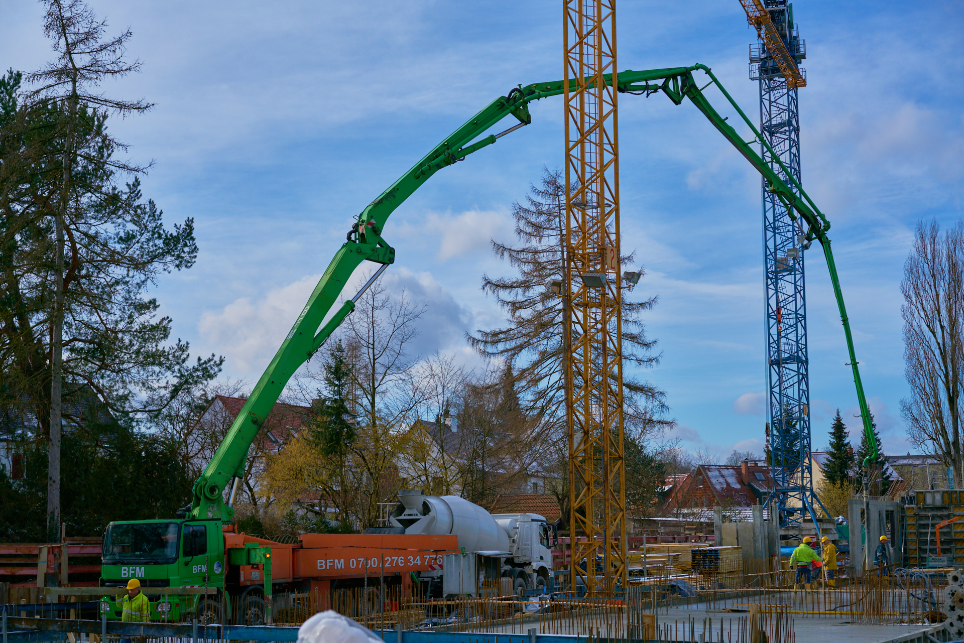 Baustelle Maikäfersiedlung in Neuperlach 06.02.2018 Photographer: Gelbmann