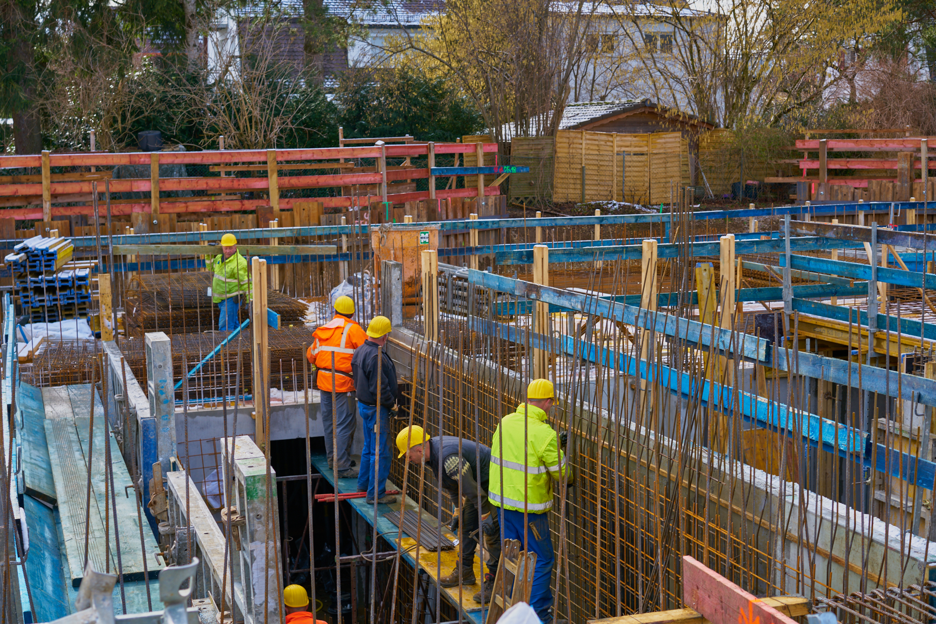 Baustelle Maikäfersiedlung in Neuperlach 06.02.2018 Photographer: Gelbmann