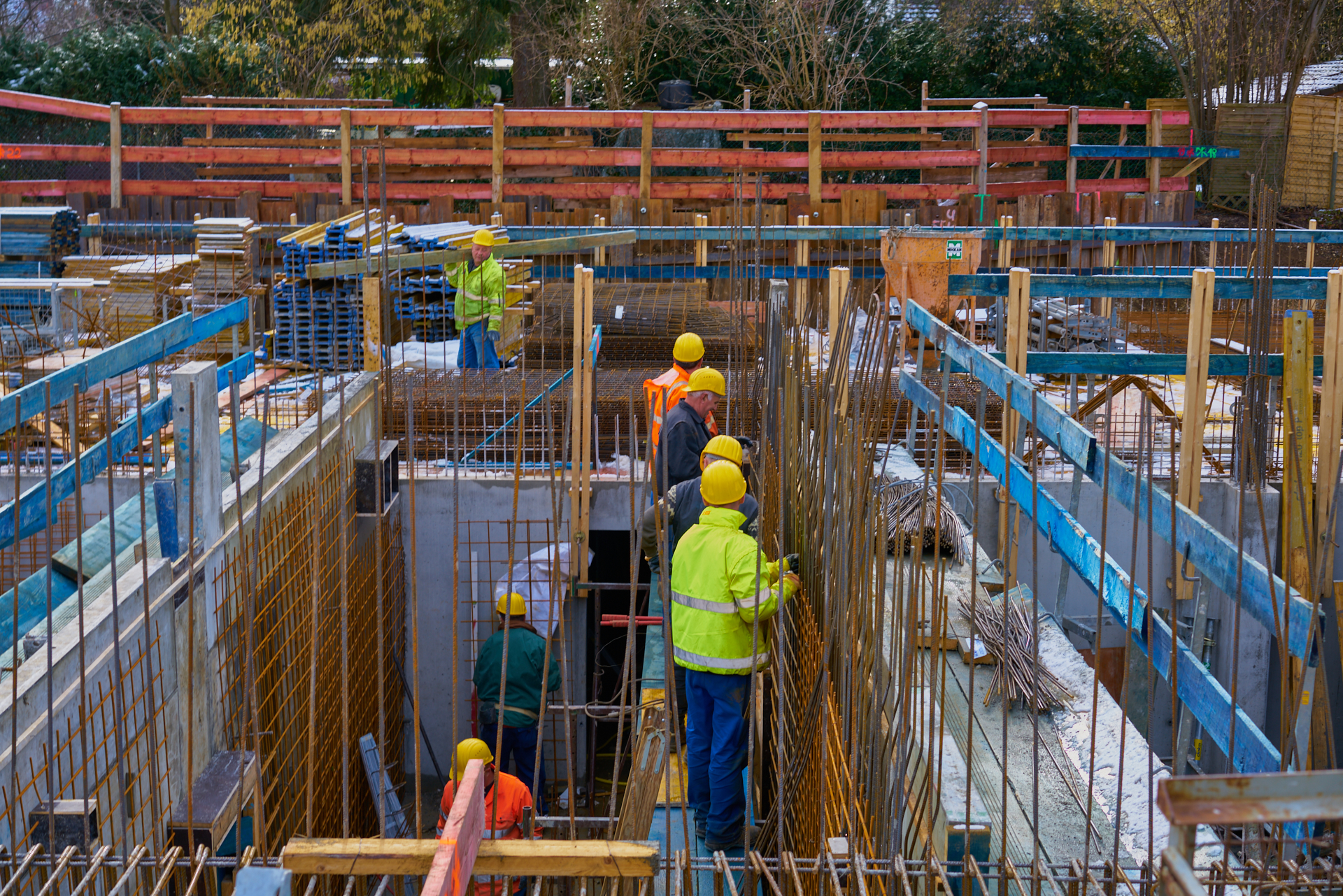 Baustelle Maikäfersiedlung in Neuperlach 06.02.2018 Photographer: Gelbmann