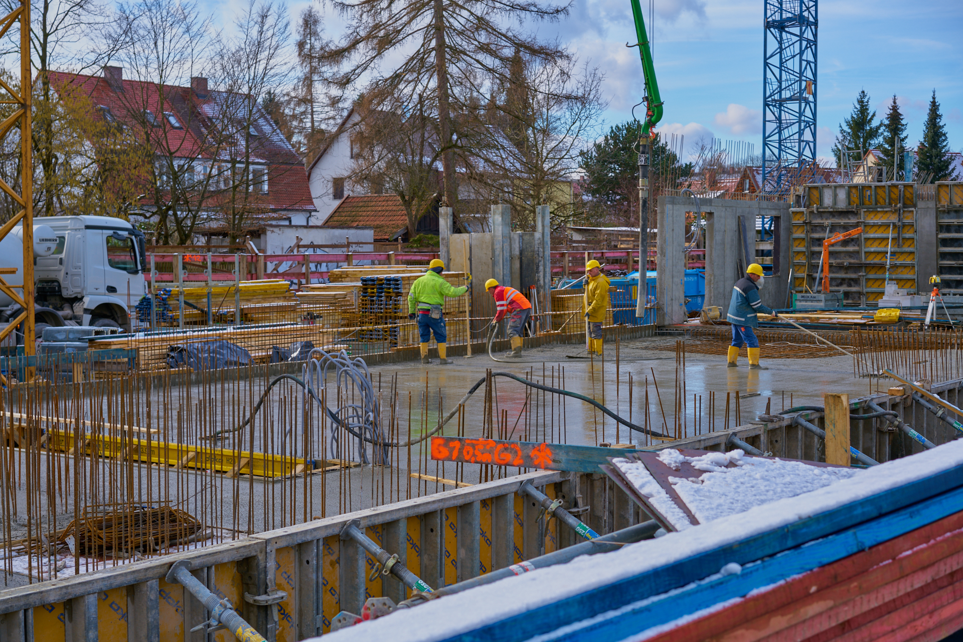 Baustelle Maikäfersiedlung in Neuperlach 06.02.2018 Photographer: Gelbmann