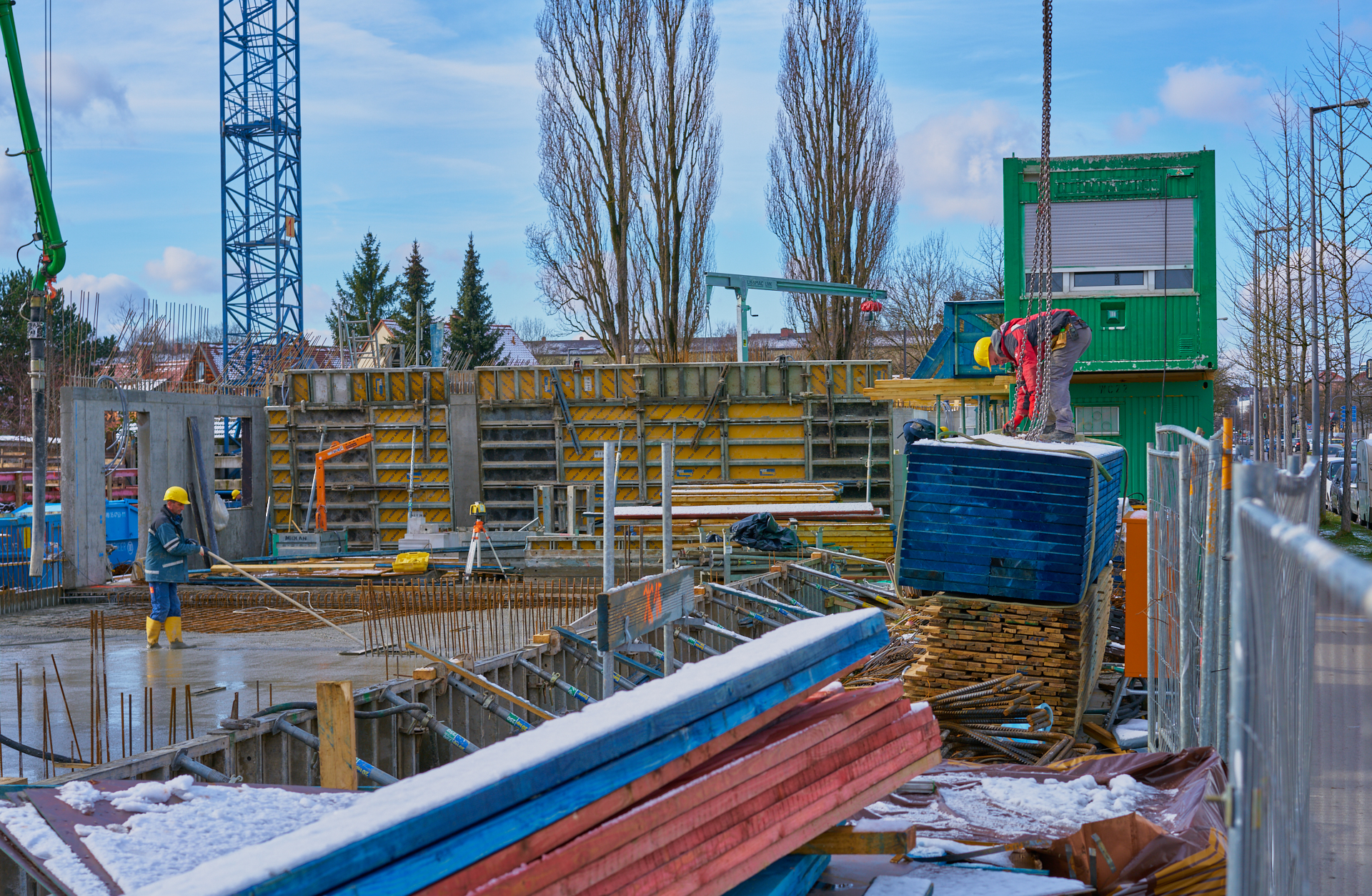 Baustelle Maikäfersiedlung in Neuperlach 06.02.2018 Photographer: Gelbmann