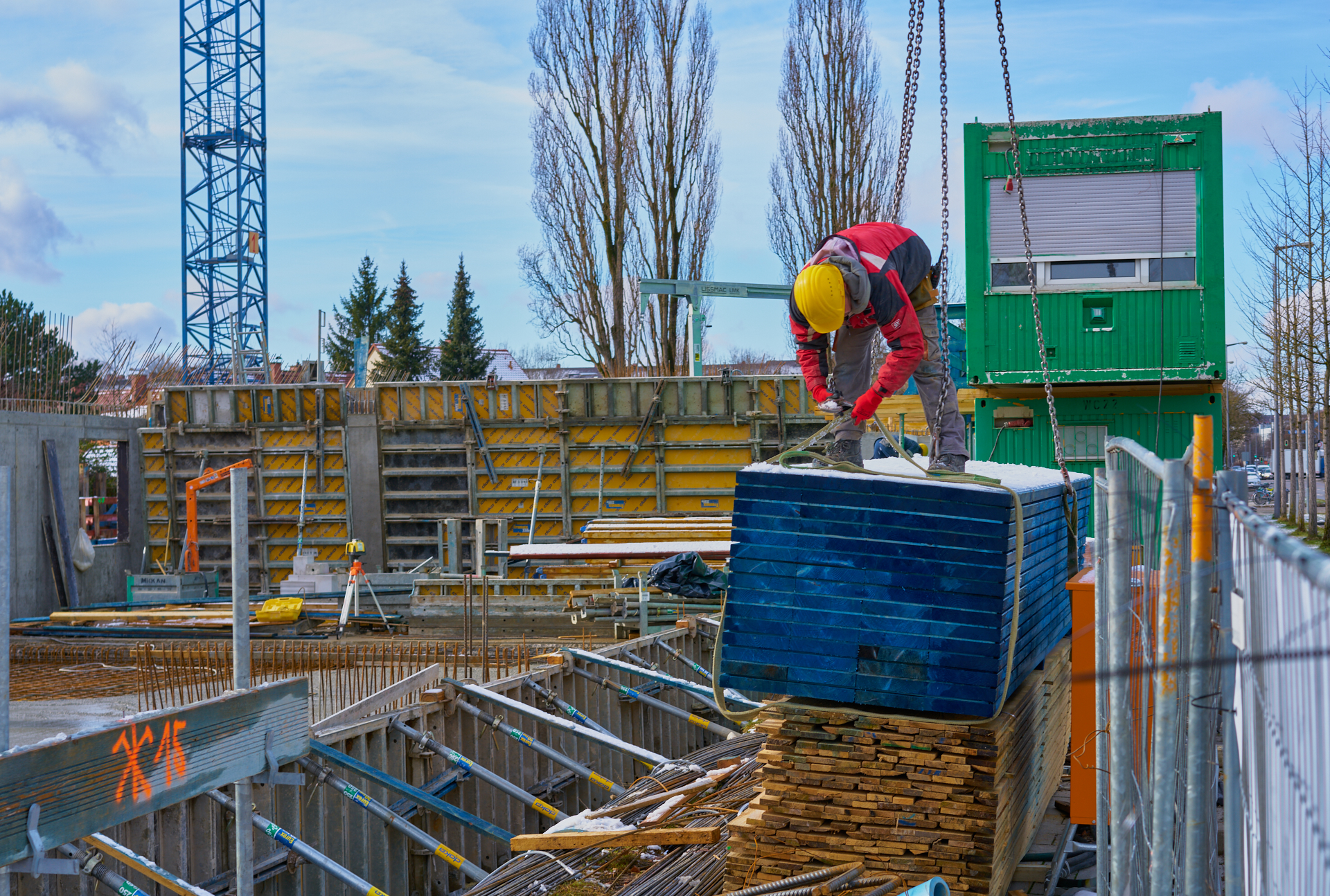 Baustelle Maikäfersiedlung in Neuperlach 06.02.2018 Photographer: Gelbmann