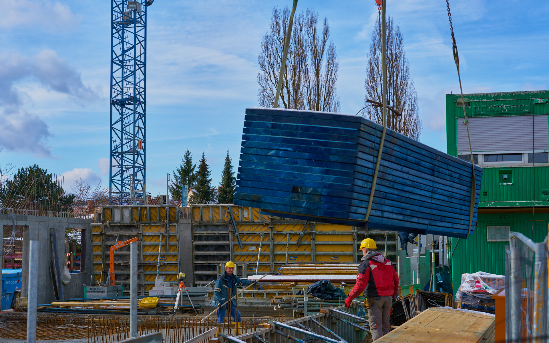 Baustelle Maikäfersiedlung in Neuperlach 06.02.2018 Photographer: Gelbmann
