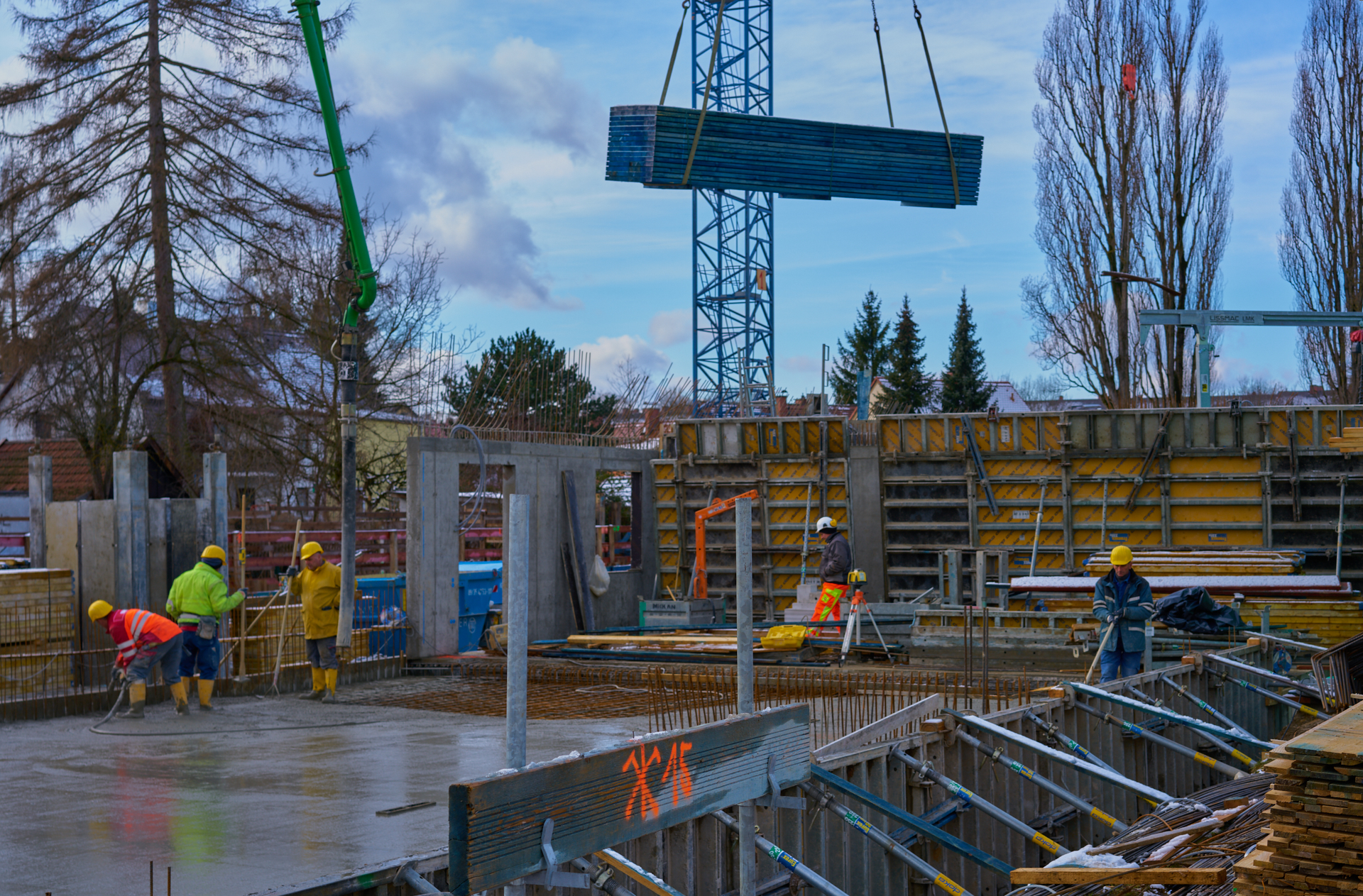 Baustelle Maikäfersiedlung in Neuperlach 06.02.2018 Photographer: Gelbmann