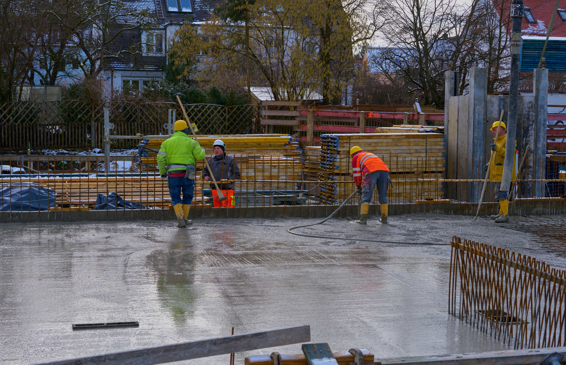 Baustelle Maikäfersiedlung in Neuperlach 06.02.2018 Photographer: Gelbmann