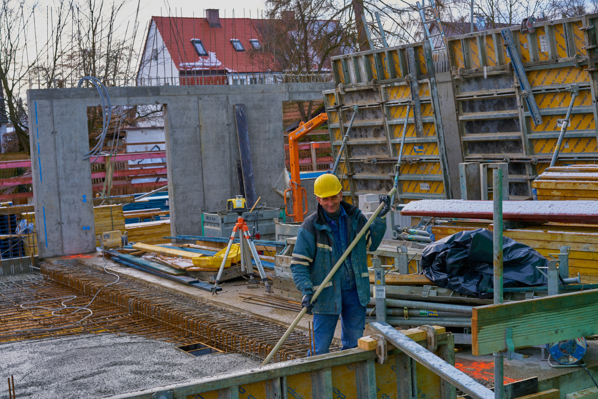 Baustelle Maikäfersiedlung in Neuperlach 06.02.2018 Photographer: Gelbmann