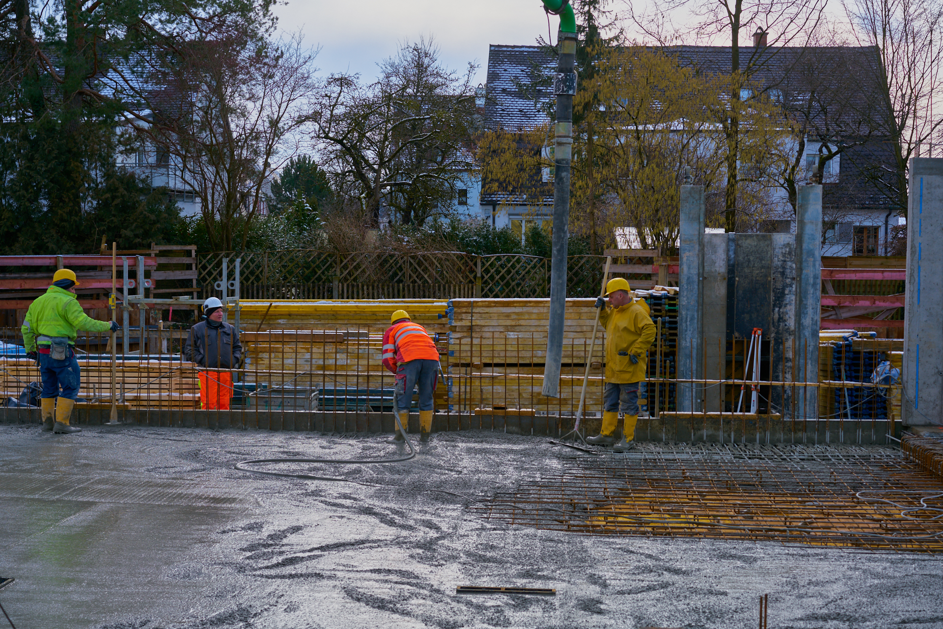 Baustelle Maikäfersiedlung in Neuperlach 06.02.2018 Photographer: Gelbmann