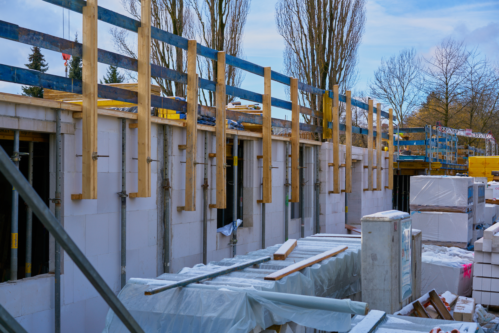 Baustelle Maikäfersiedlung in Neuperlach 06.02.2018 Photographer: Gelbmann