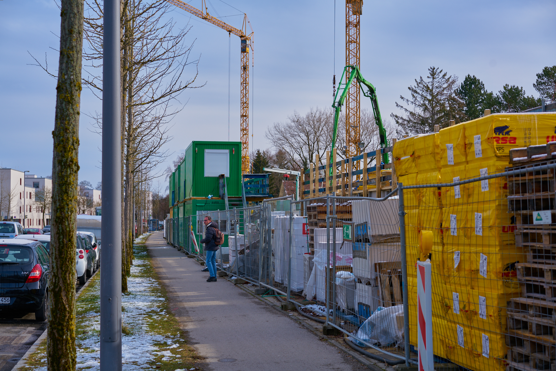 Baustelle Maikäfersiedlung in Neuperlach 06.02.2018 Photographer: Gelbmann