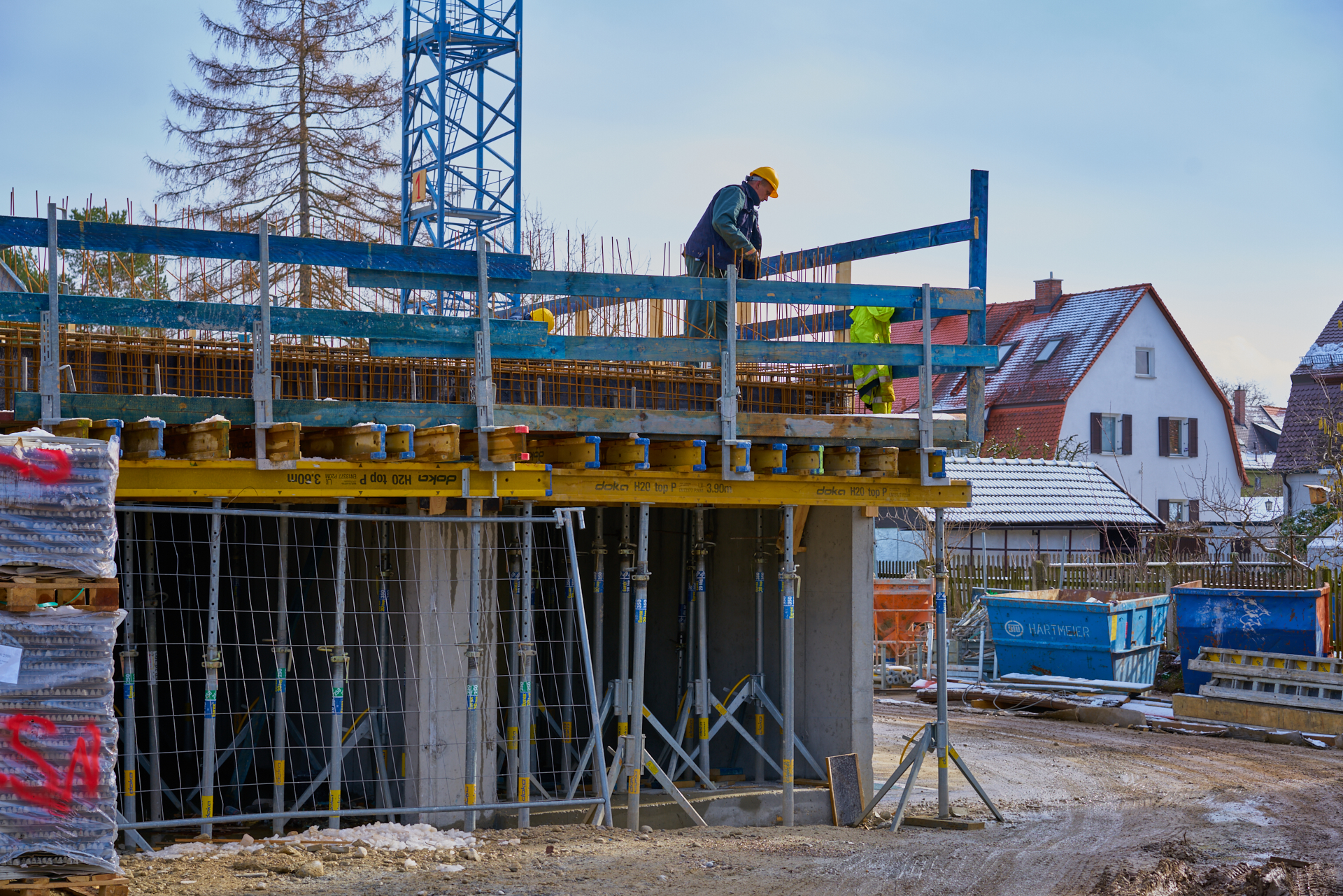 Baustelle Maikäfersiedlung in Neuperlach 06.02.2018 Photographer: Gelbmann