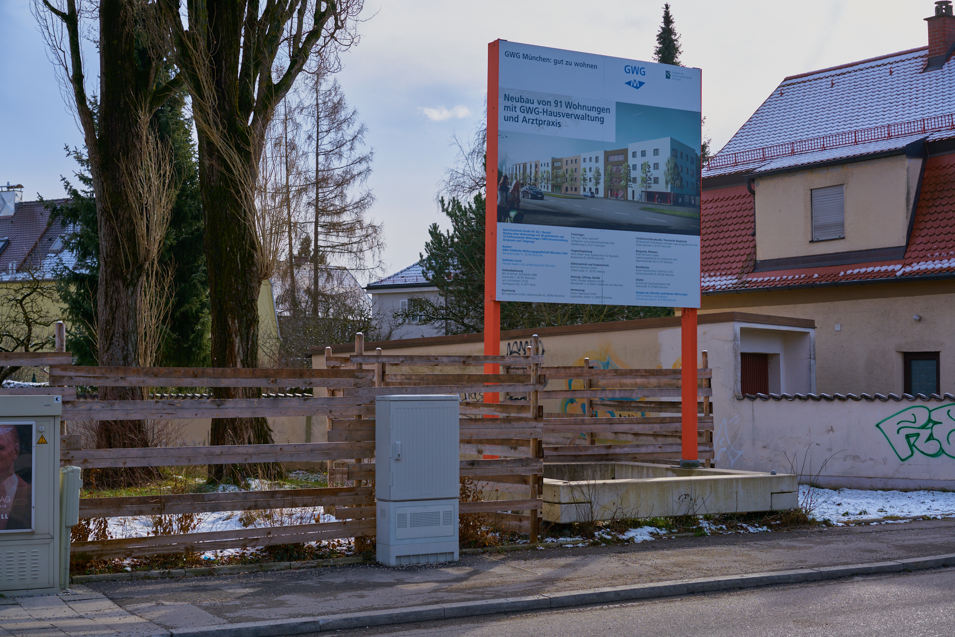 Baustelle Maikäfersiedlung in Neuperlach 06.02.2018 Photographer: Gelbmann
