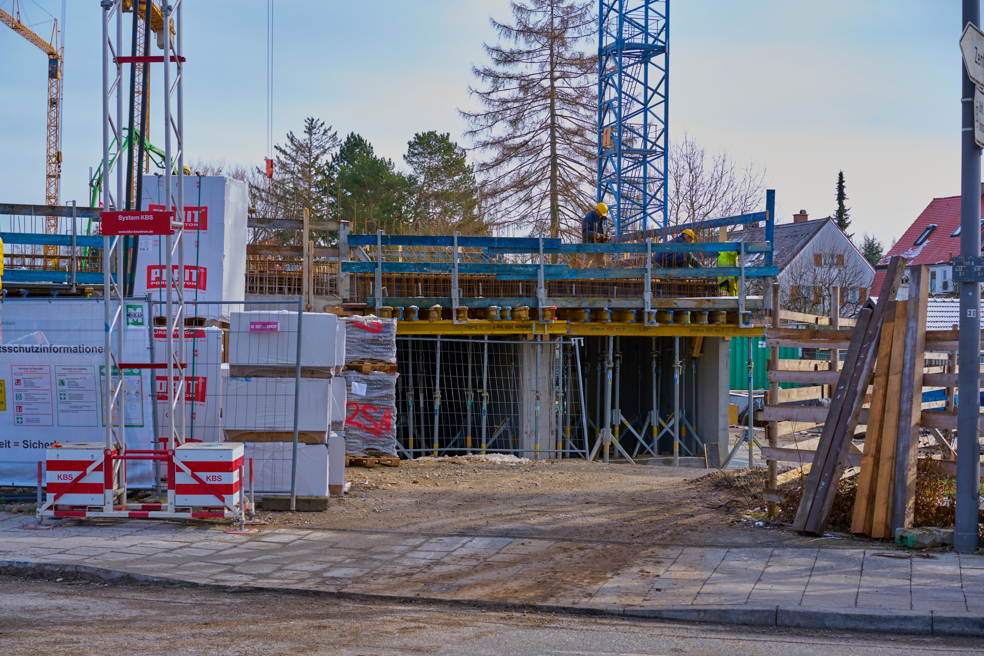 Baustelle Maikäfersiedlung in Neuperlach 06.02.2018 Photographer: Gelbmann
