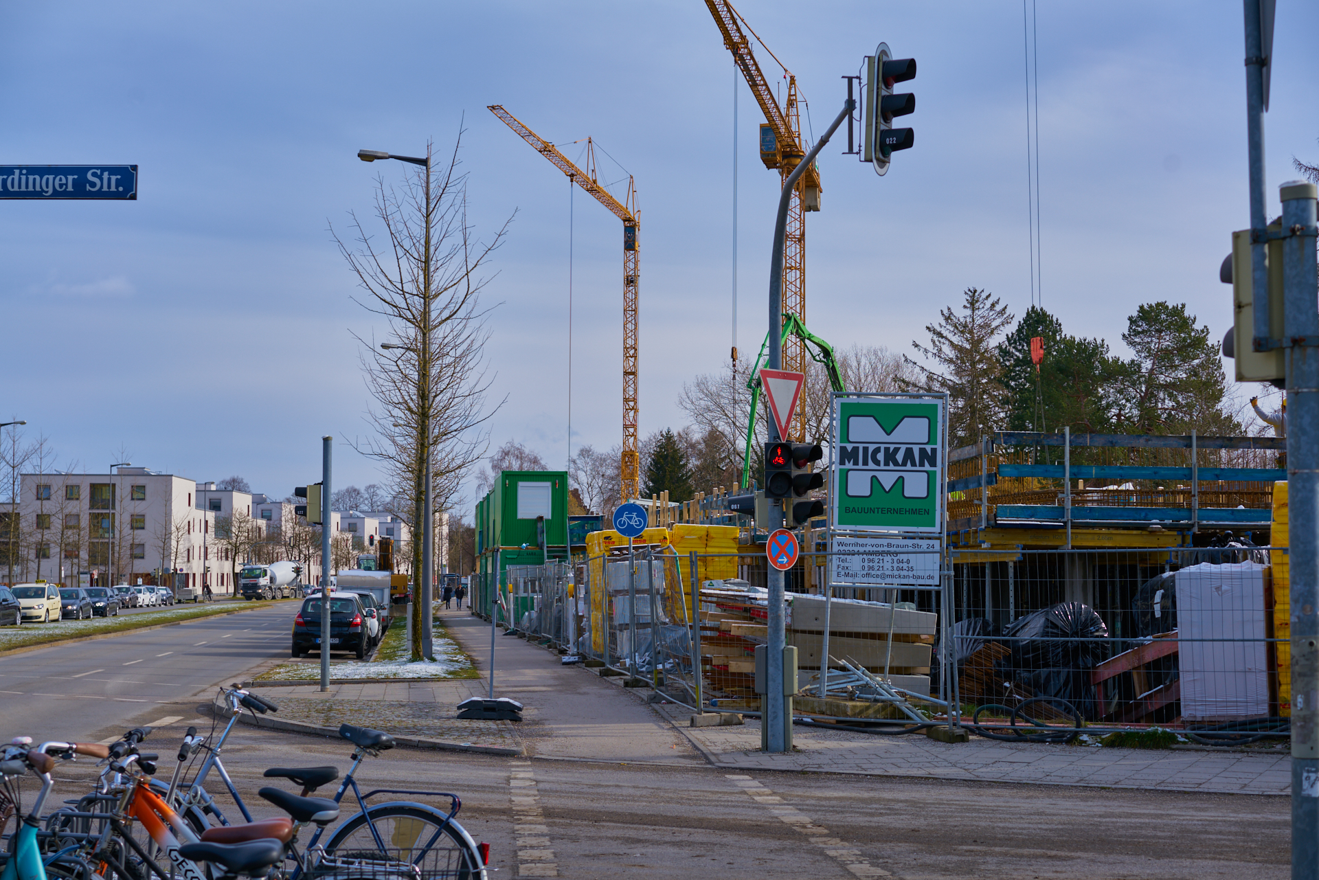 Baustelle Maikäfersiedlung in Neuperlach 06.02.2018 Photographer: Gelbmann