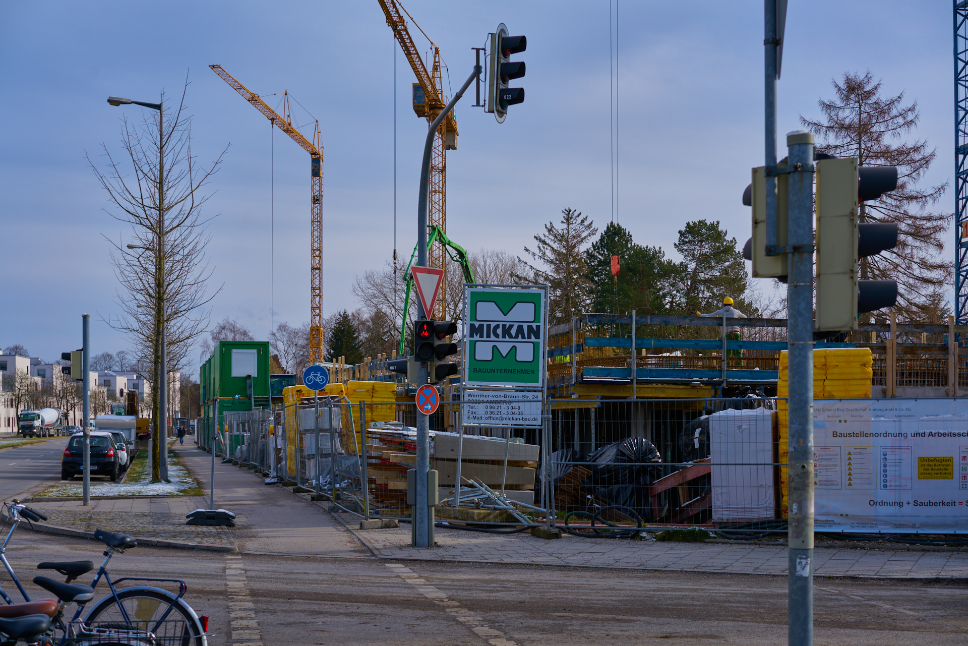 Baustelle Maikäfersiedlung in Neuperlach 06.02.2018 Photographer: Gelbmann