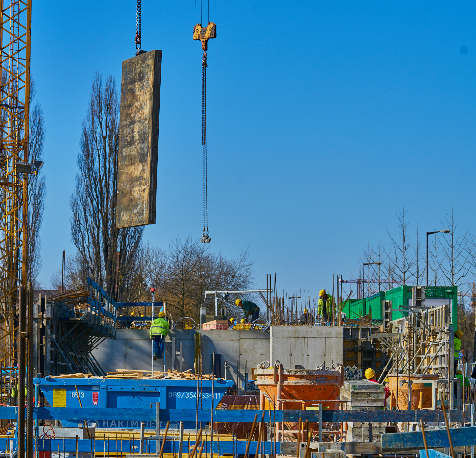Baustelle Maikäfersiedlung in Neuperlach 14.02.2018 Photographer: Gelbmann