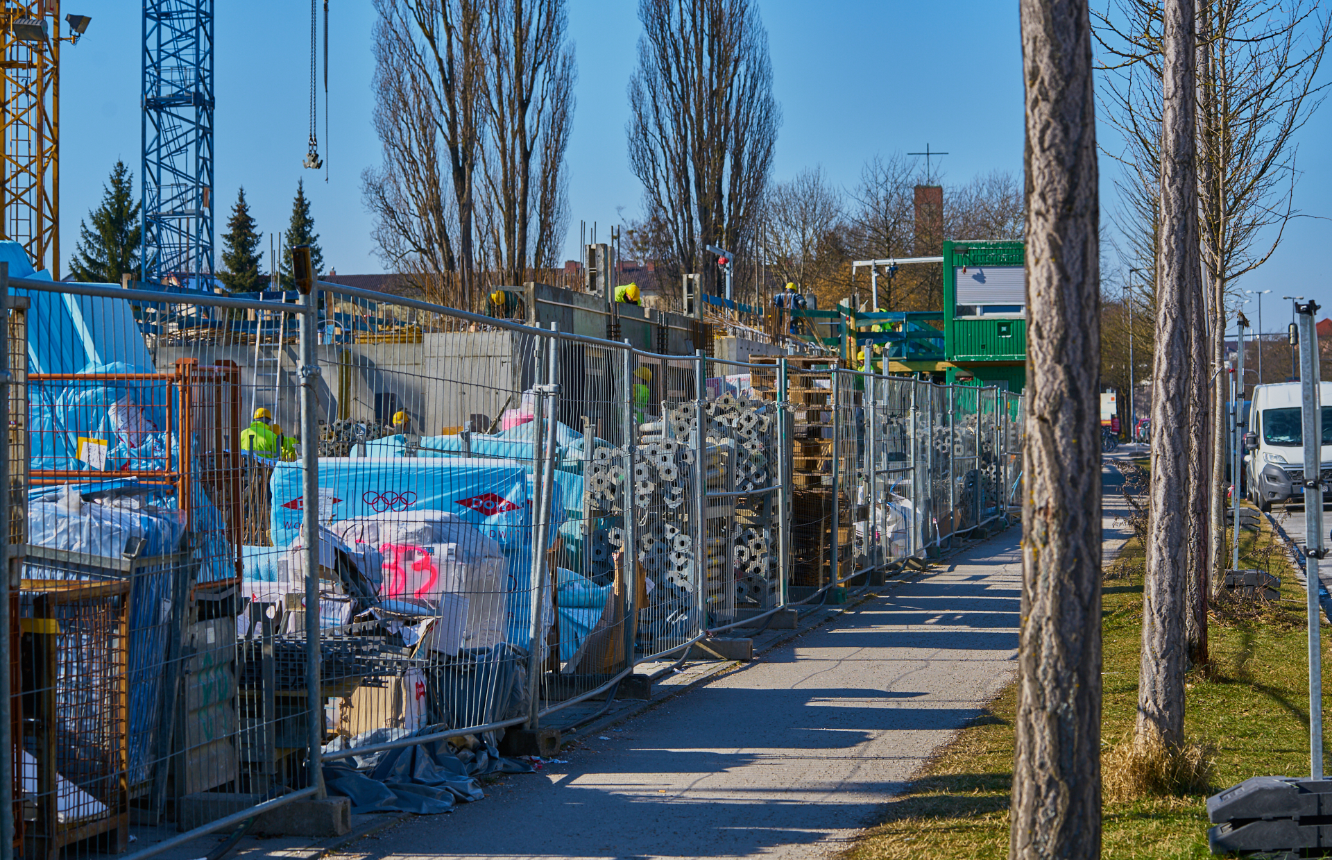 Baustelle Maikäfersiedlung in Neuperlach 14.02.2018 Photographer: Gelbmann