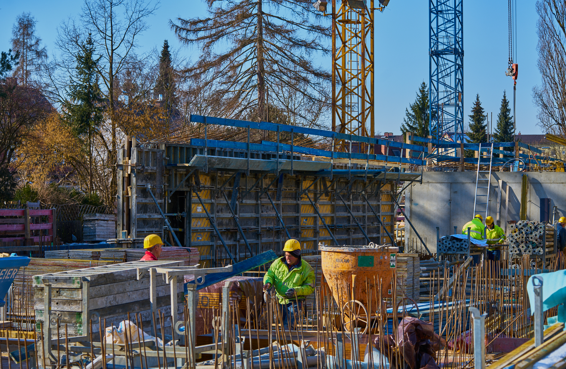 Baustelle Maikäfersiedlung in Neuperlach 14.02.2018 Photographer: Gelbmann