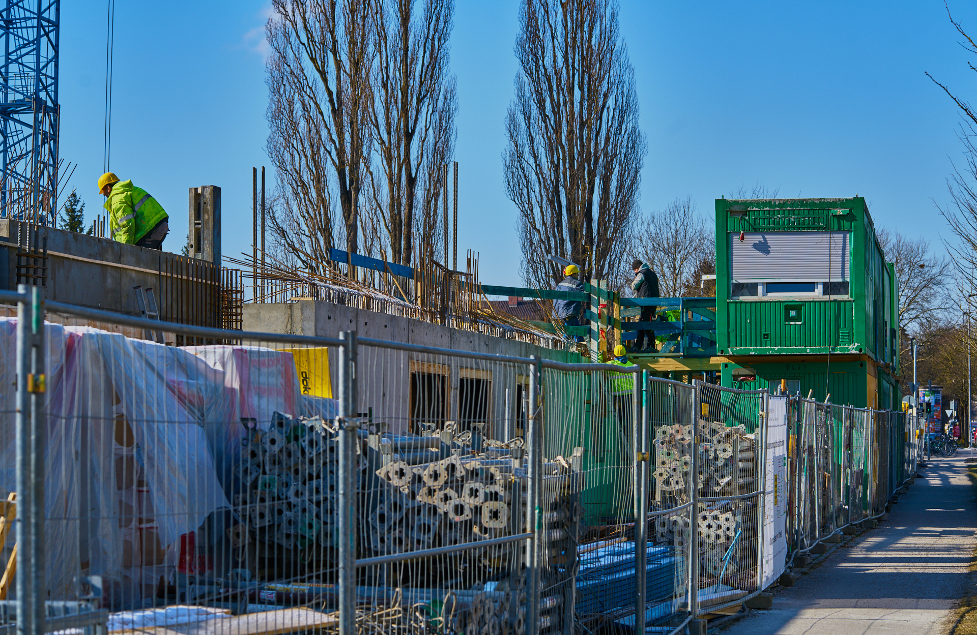 Baustelle Maikäfersiedlung in Neuperlach 14.02.2018 Photographer: Gelbmann