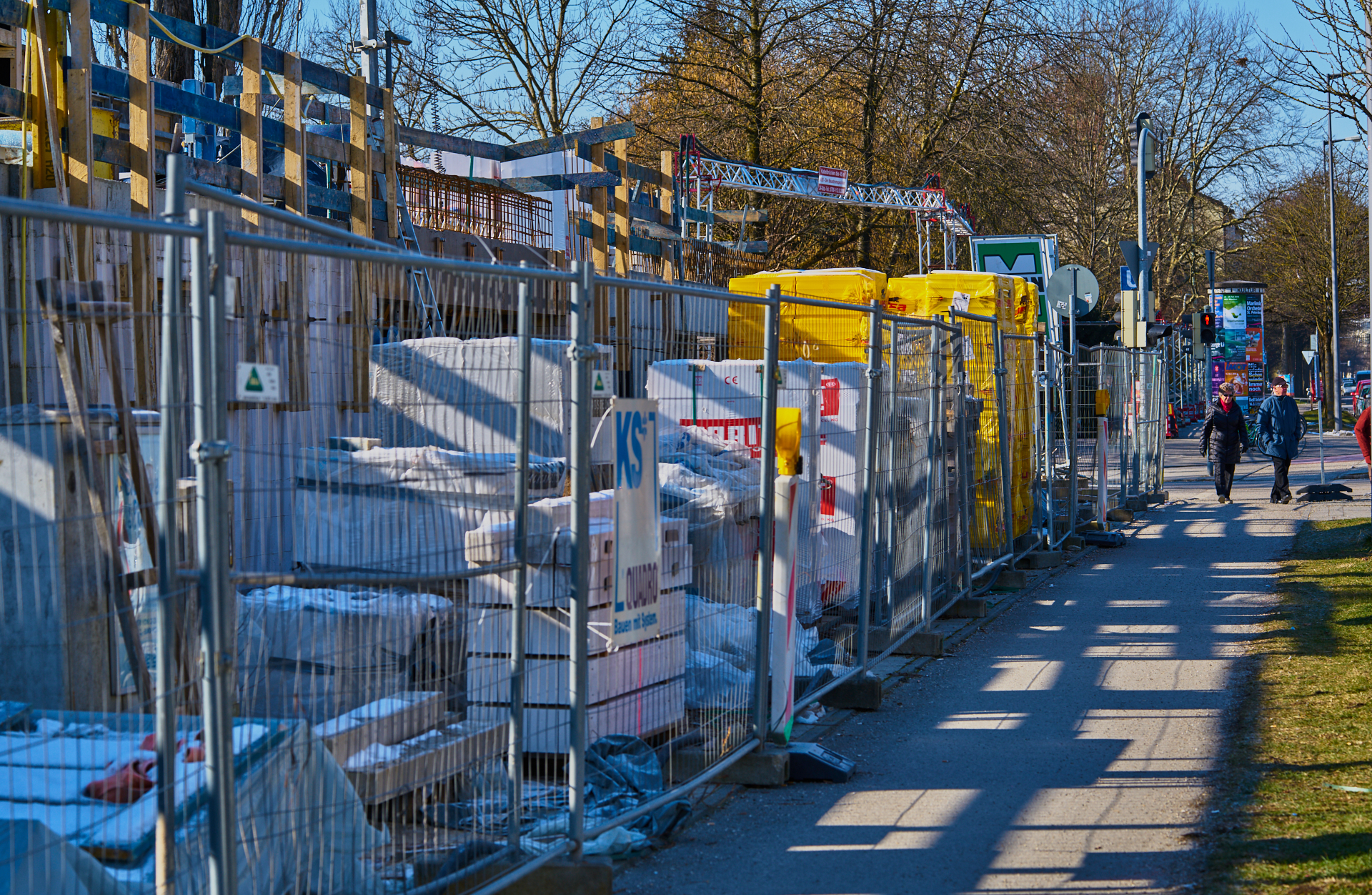 Baustelle Maikäfersiedlung in Neuperlach 14.02.2018 Photographer: Gelbmann