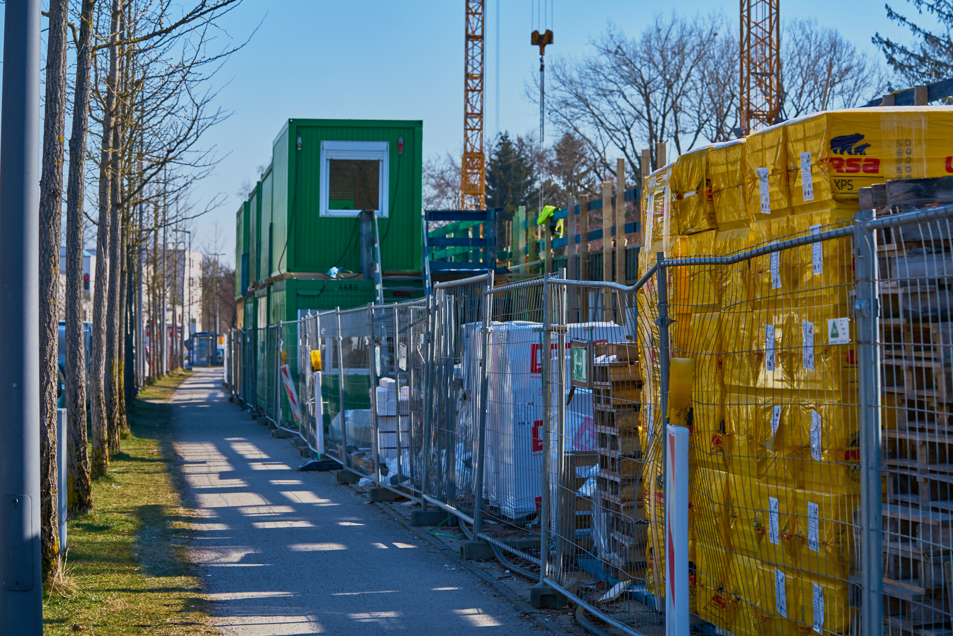 Baustelle Maikäfersiedlung in Neuperlach 14.02.2018 Photographer: Gelbmann