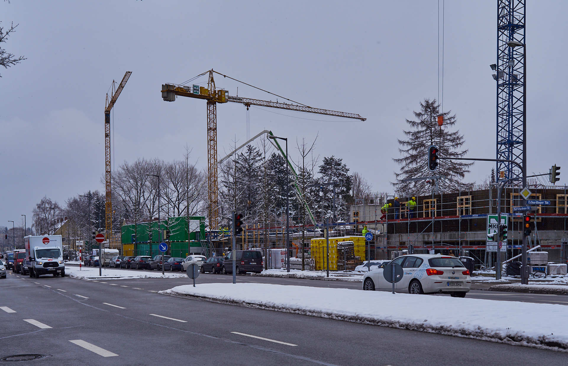Baustelle Maikäfersiedlung in Neuperlach 20.02.2018 Photographer: Gelbmann