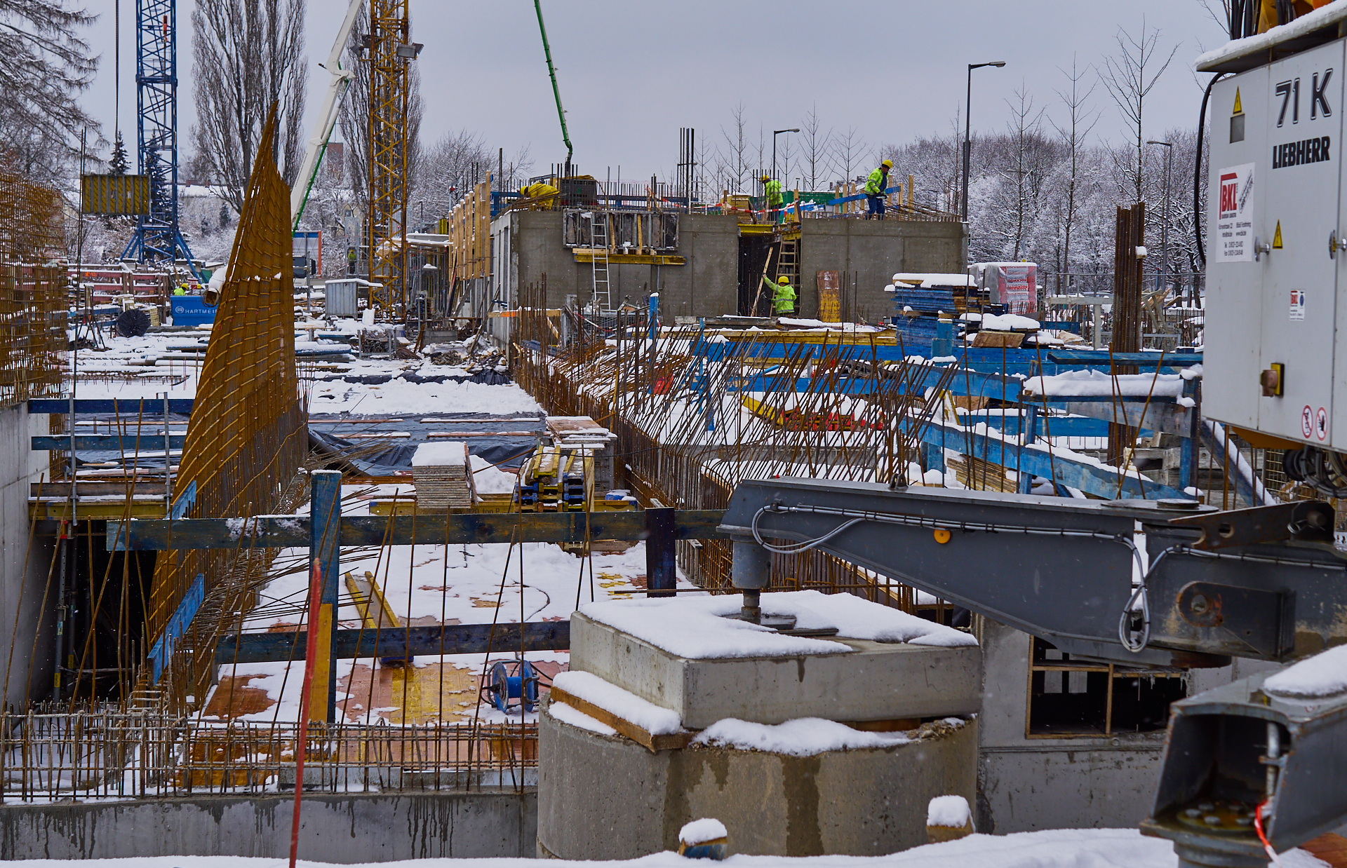Baustelle Maikäfersiedlung in Neuperlach 20.02.2018 Photographer: Gelbmann