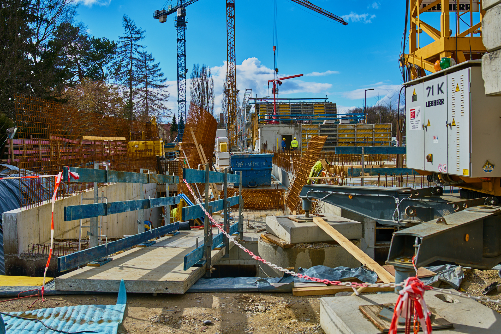 16.03.2018 - Baustelle Maikäfersiedlung in der Bad-Schachener-Straße in Neuperlach