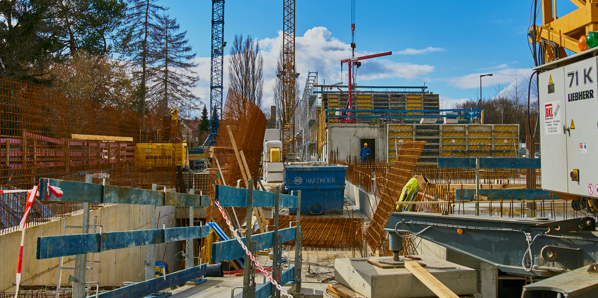 16.03.2018 - Baustelle Maikäfersiedlung in der Bad-Schachener-Straße in Neuperlach