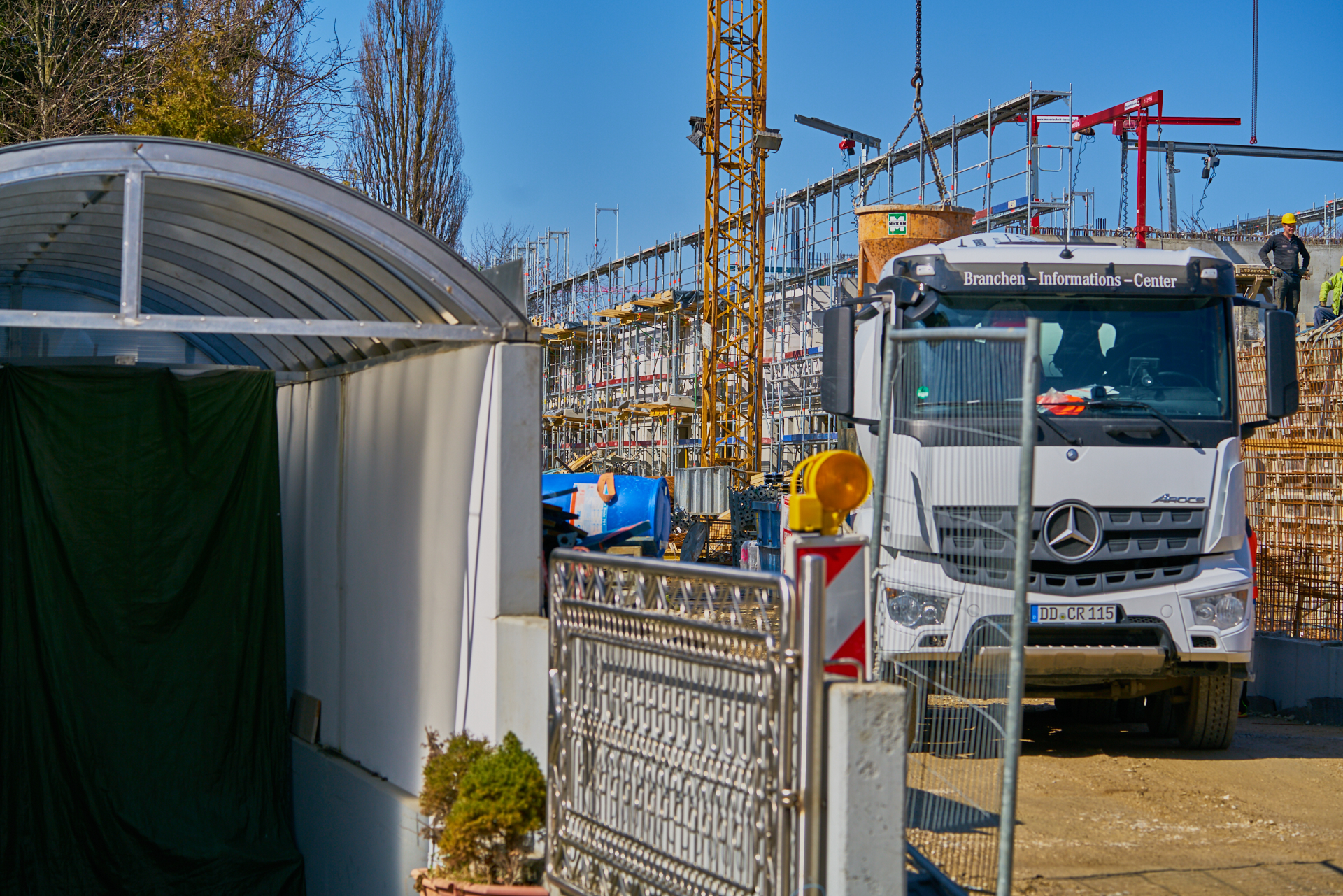 24.03.2018 - Baustelle Maikäfersiedlung in der Bad Schachener Straße in Neuperlach