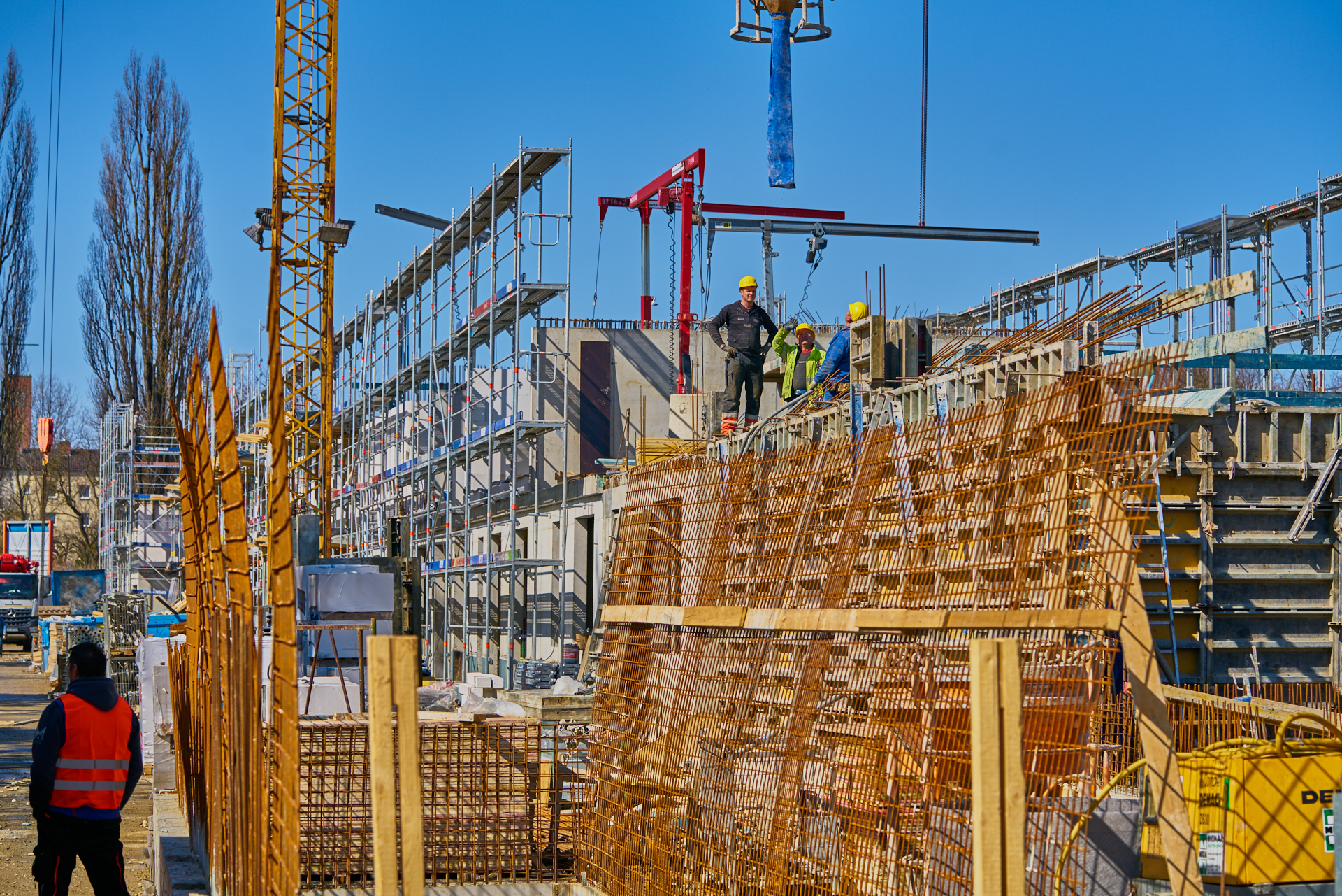 24.03.2018 - Baustelle Maikäfersiedlung in der Bad Schachener Straße in Neuperlach
