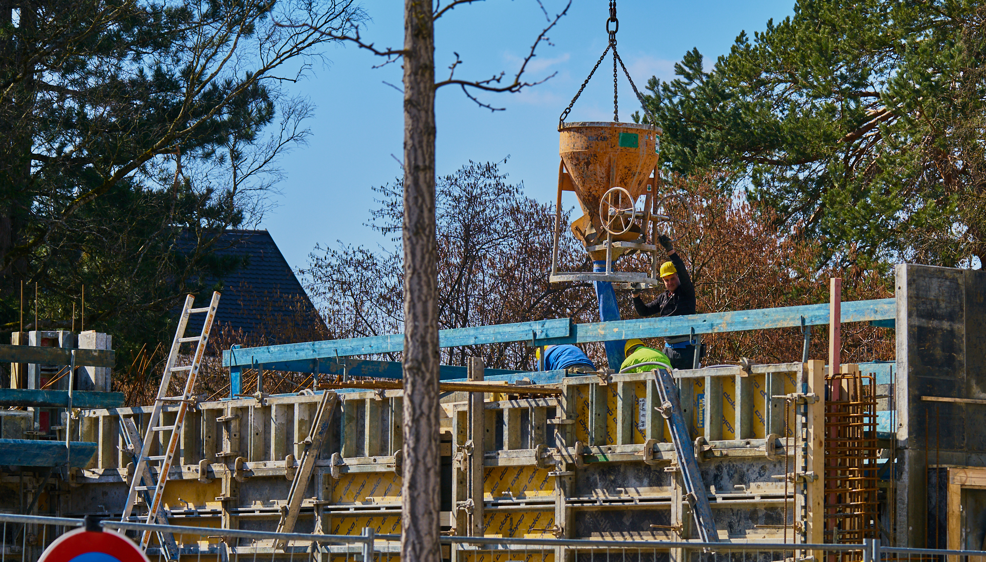 24.03.2018 - Baustelle Maikäfersiedlung in der Bad Schachener Straße in Neuperlach