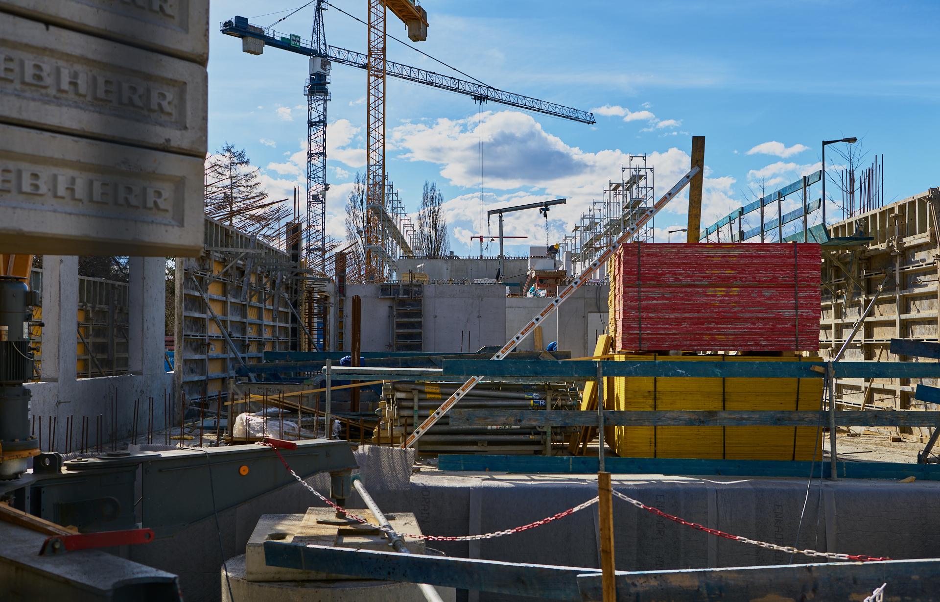 04.04.2018 - Baustelle Maikäfersiedlung in der Bad Schachener Straße in Neuperlach