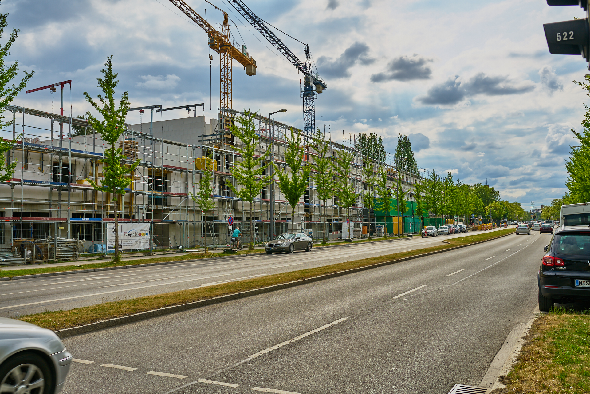 10.05.20018 - Baustelle Maikäfersiedlung in der Bad Schachener Straße in Neuperlach