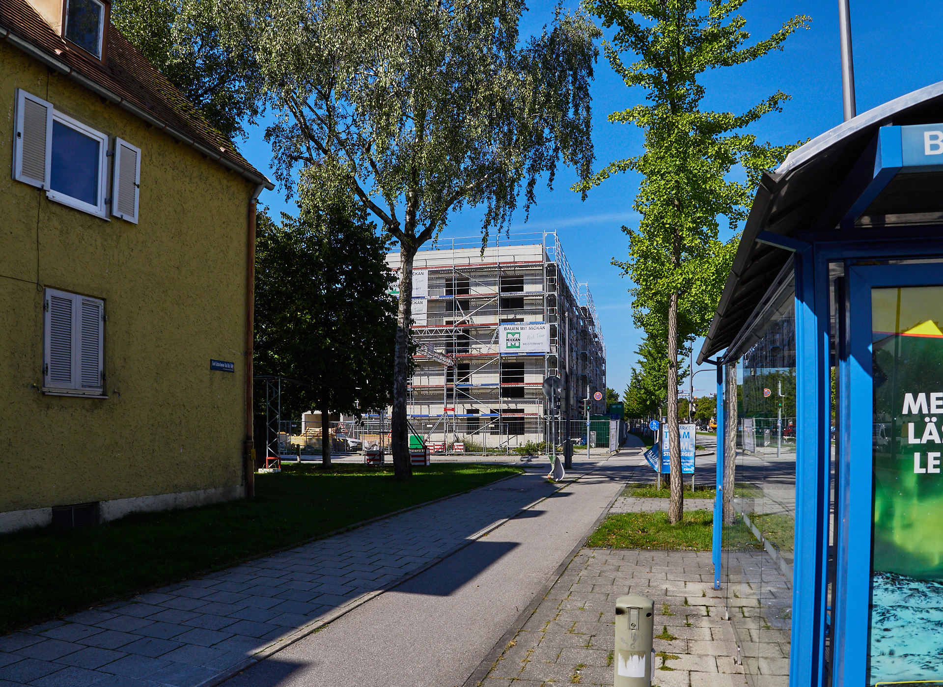 10.09.20108 - Baustelle Maikäfersiedlung in der Bad Schachener Straße in Neuperlach