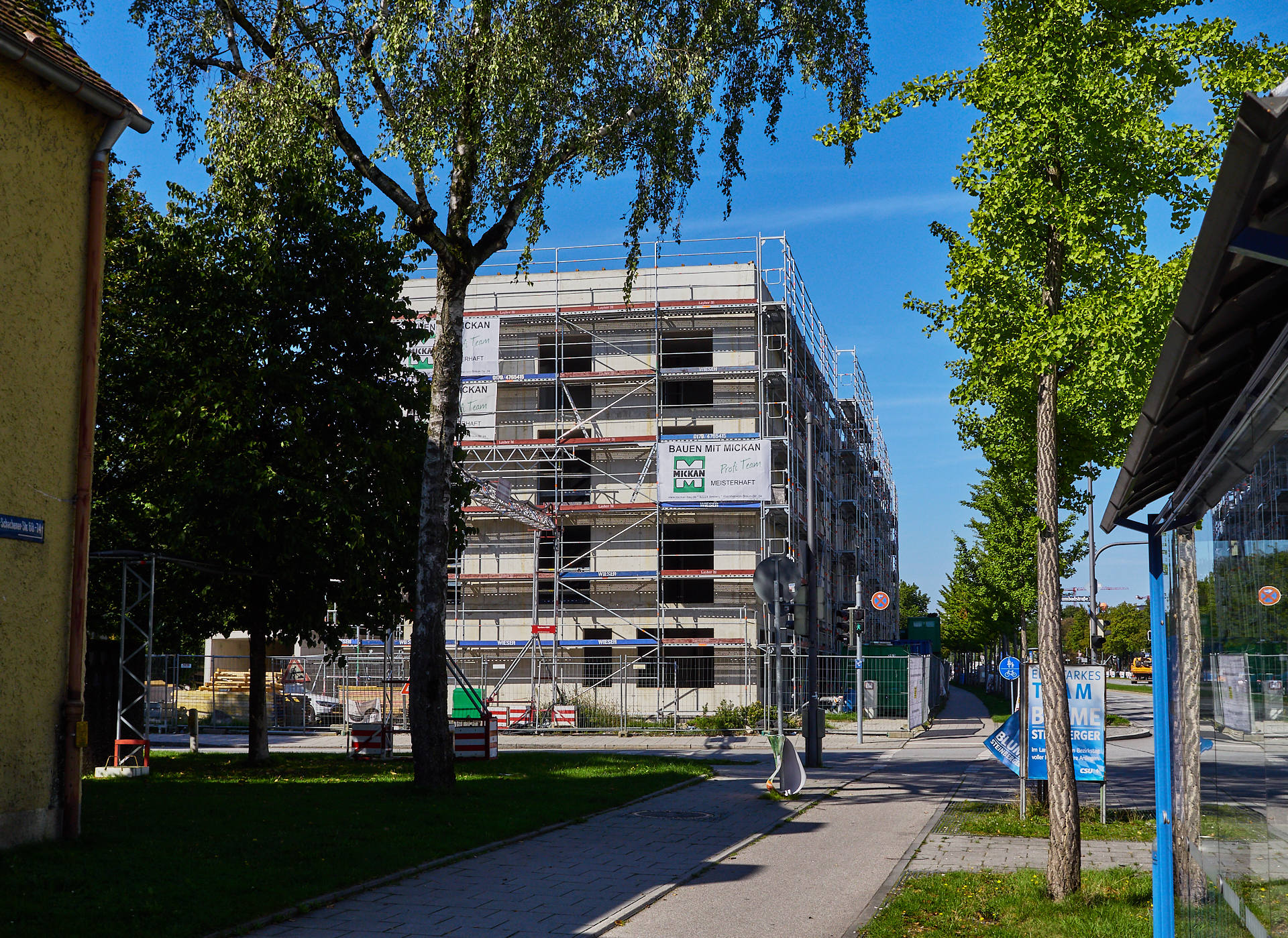 10.09.20108 - Baustelle Maikäfersiedlung in der Bad Schachener Straße in Neuperlach
