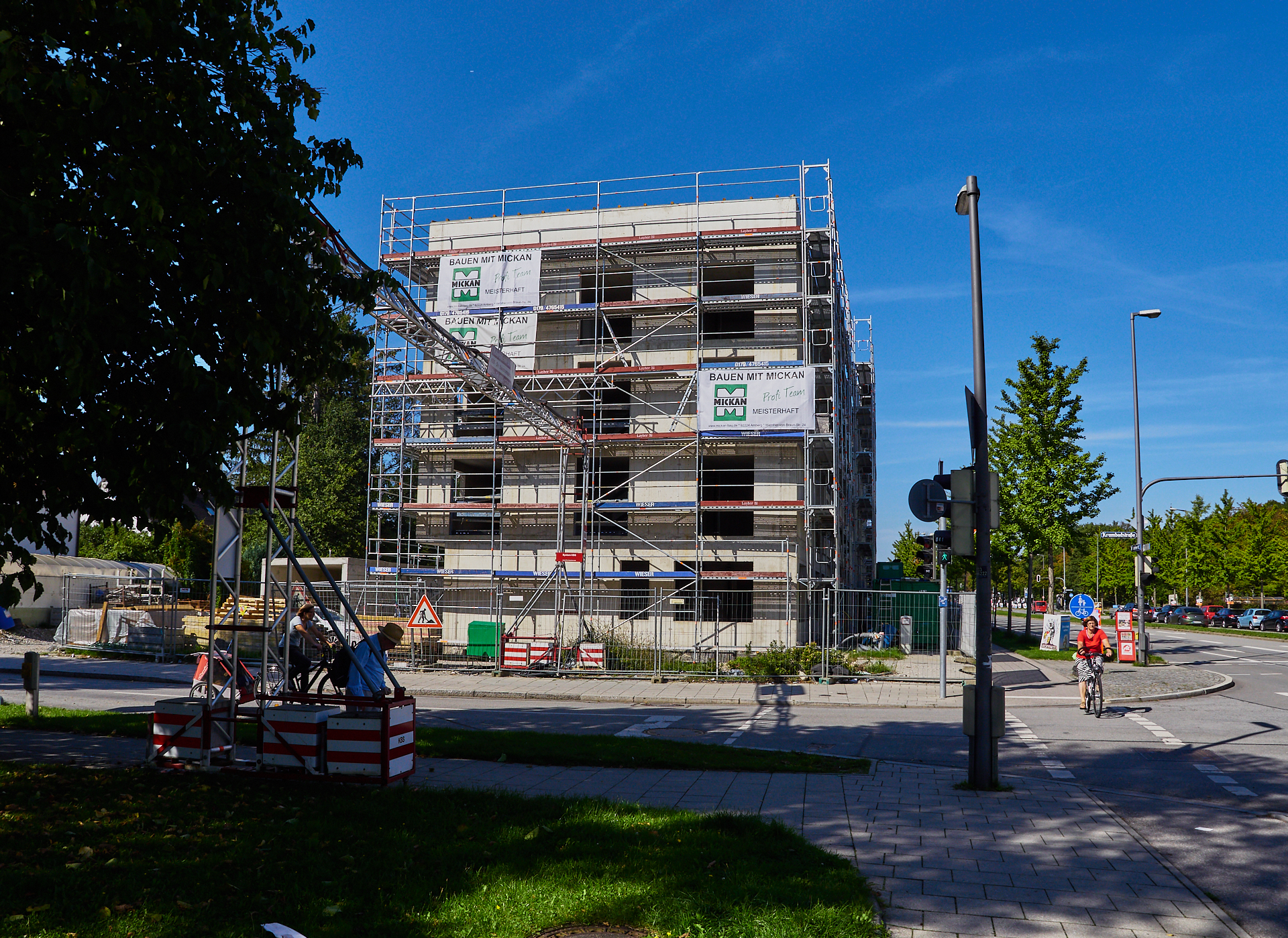 10.09.20108 - Baustelle Maikäfersiedlung in der Bad Schachener Straße in Neuperlach