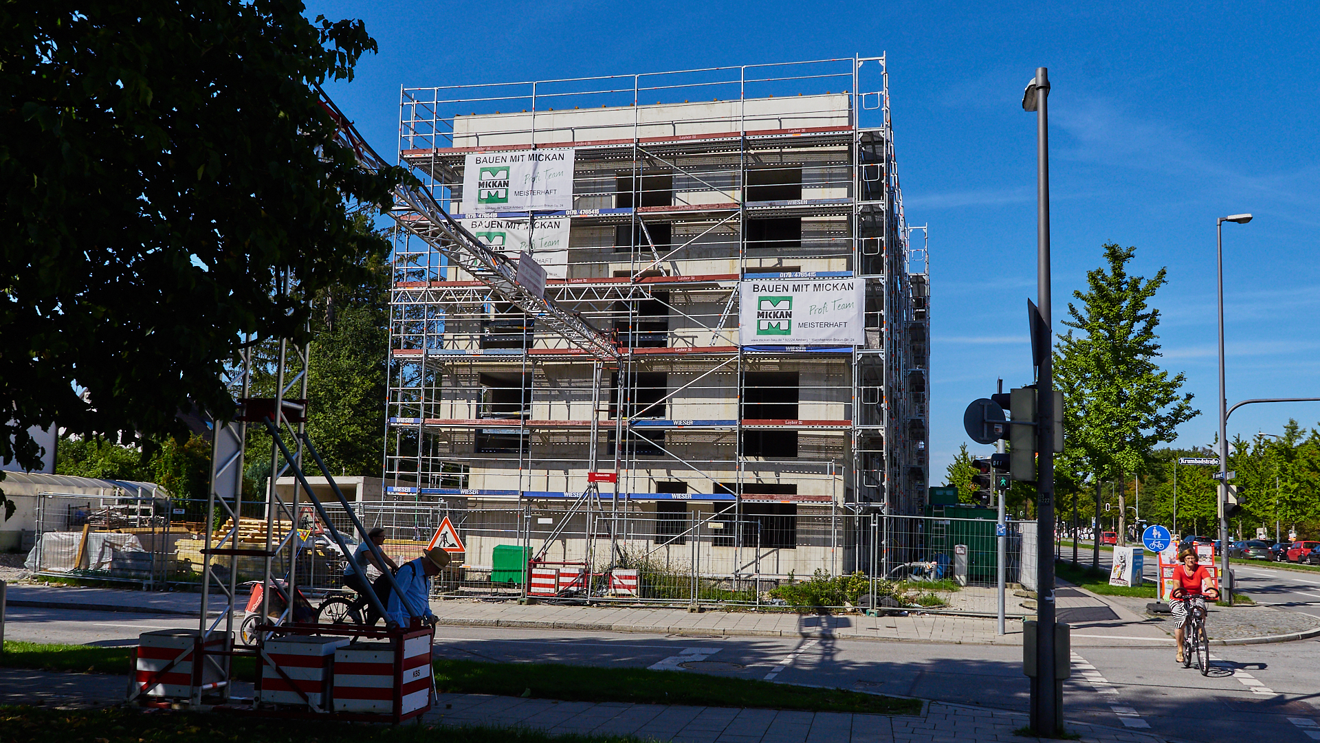 10.09.20108 - Baustelle Maikäfersiedlung in der Bad Schachener Straße in Neuperlach