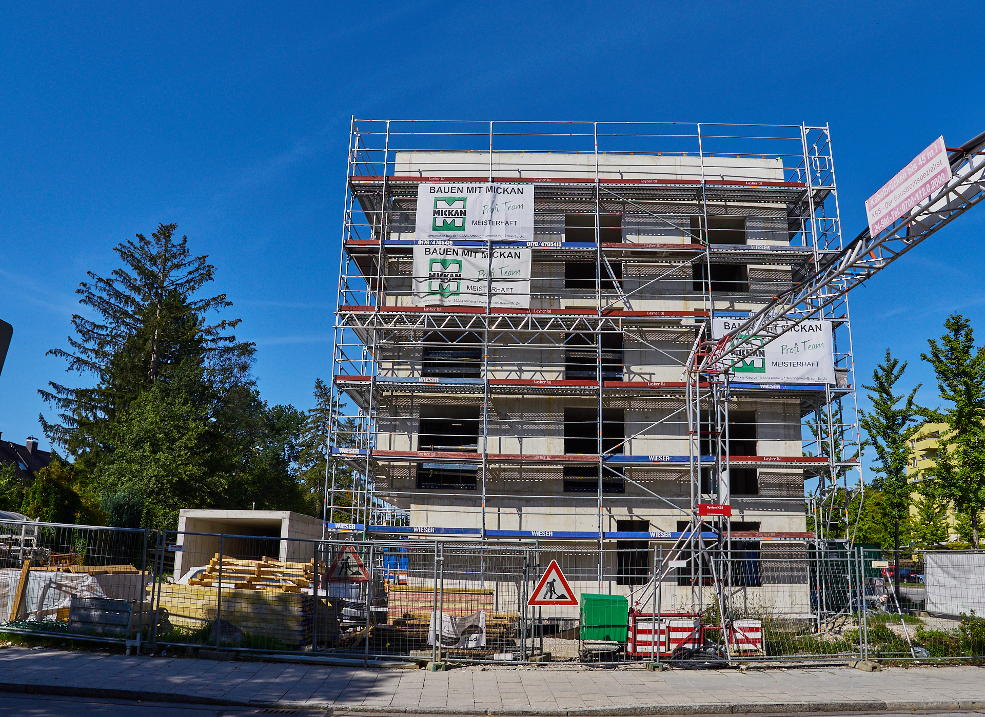 10.09.20108 - Baustelle Maikäfersiedlung in der Bad Schachener Straße in Neuperlach