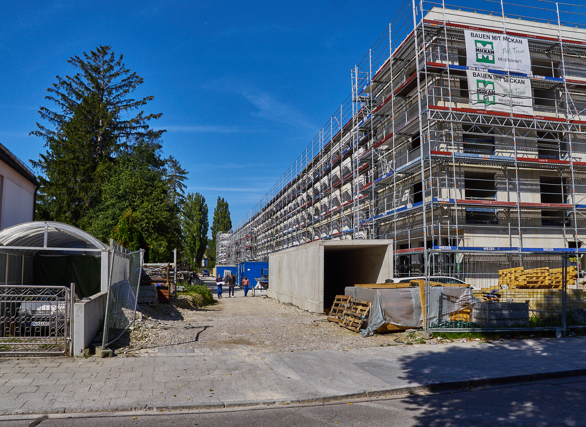 10.09.20108 - Baustelle Maikäfersiedlung in der Bad Schachener Straße in Neuperlach