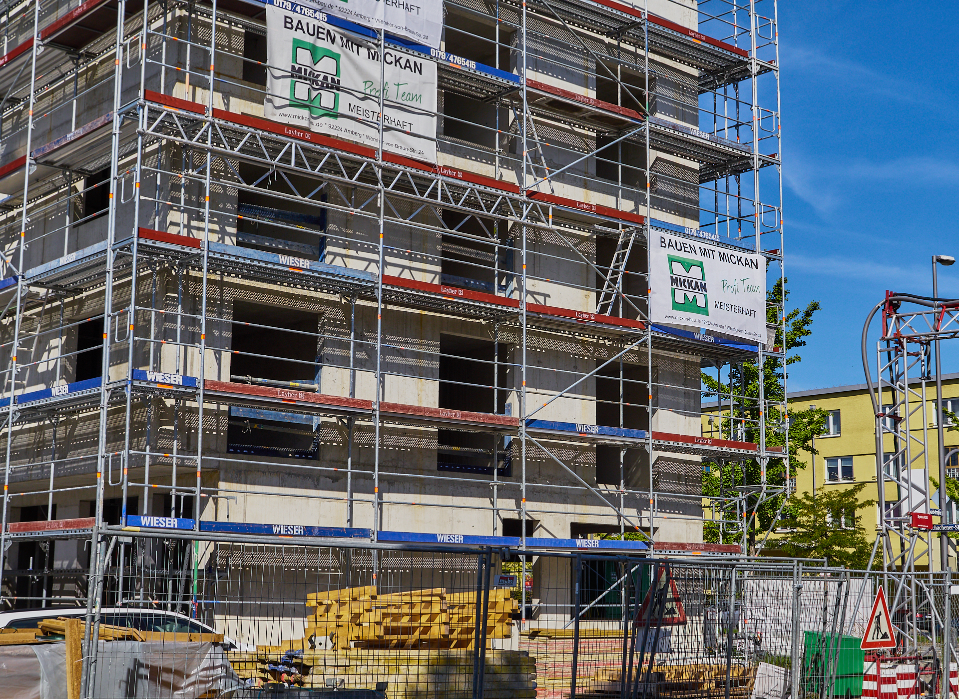 10.09.20108 - Baustelle Maikäfersiedlung in der Bad Schachener Straße in Neuperlach
