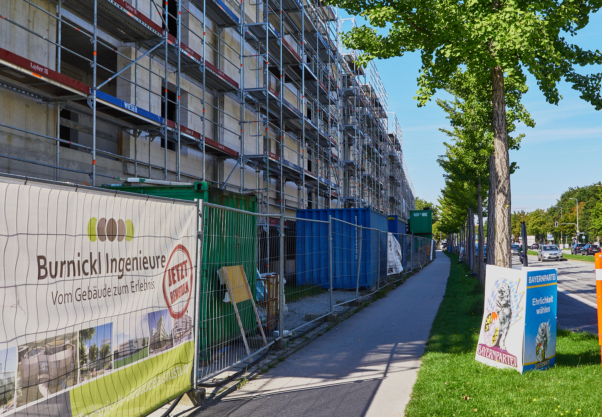 10.09.20108 - Baustelle Maikäfersiedlung in der Bad Schachener Straße in Neuperlach