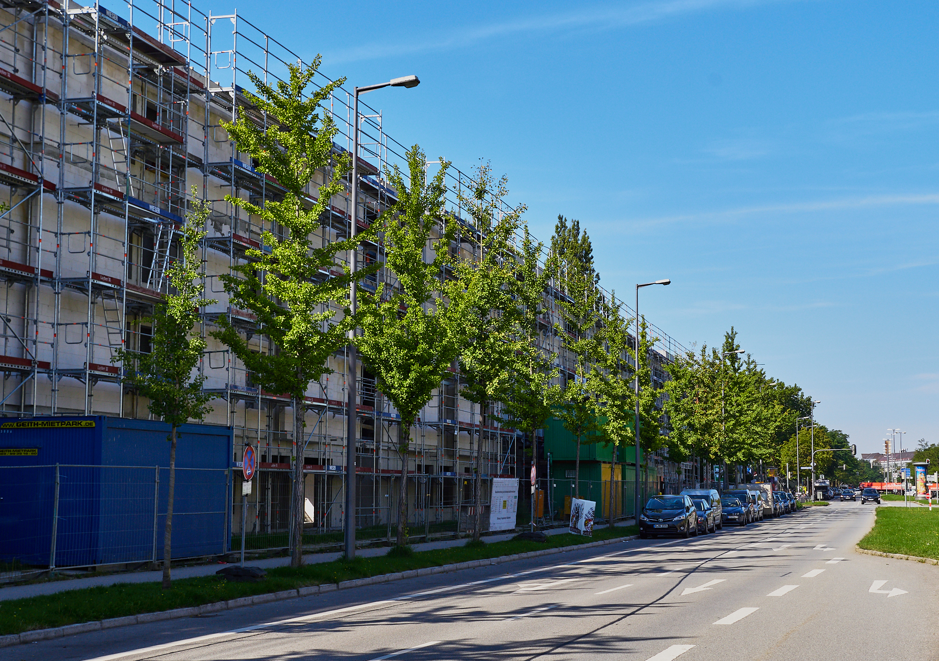 10.09.20108 - Baustelle Maikäfersiedlung in der Bad Schachener Straße in Neuperlach
