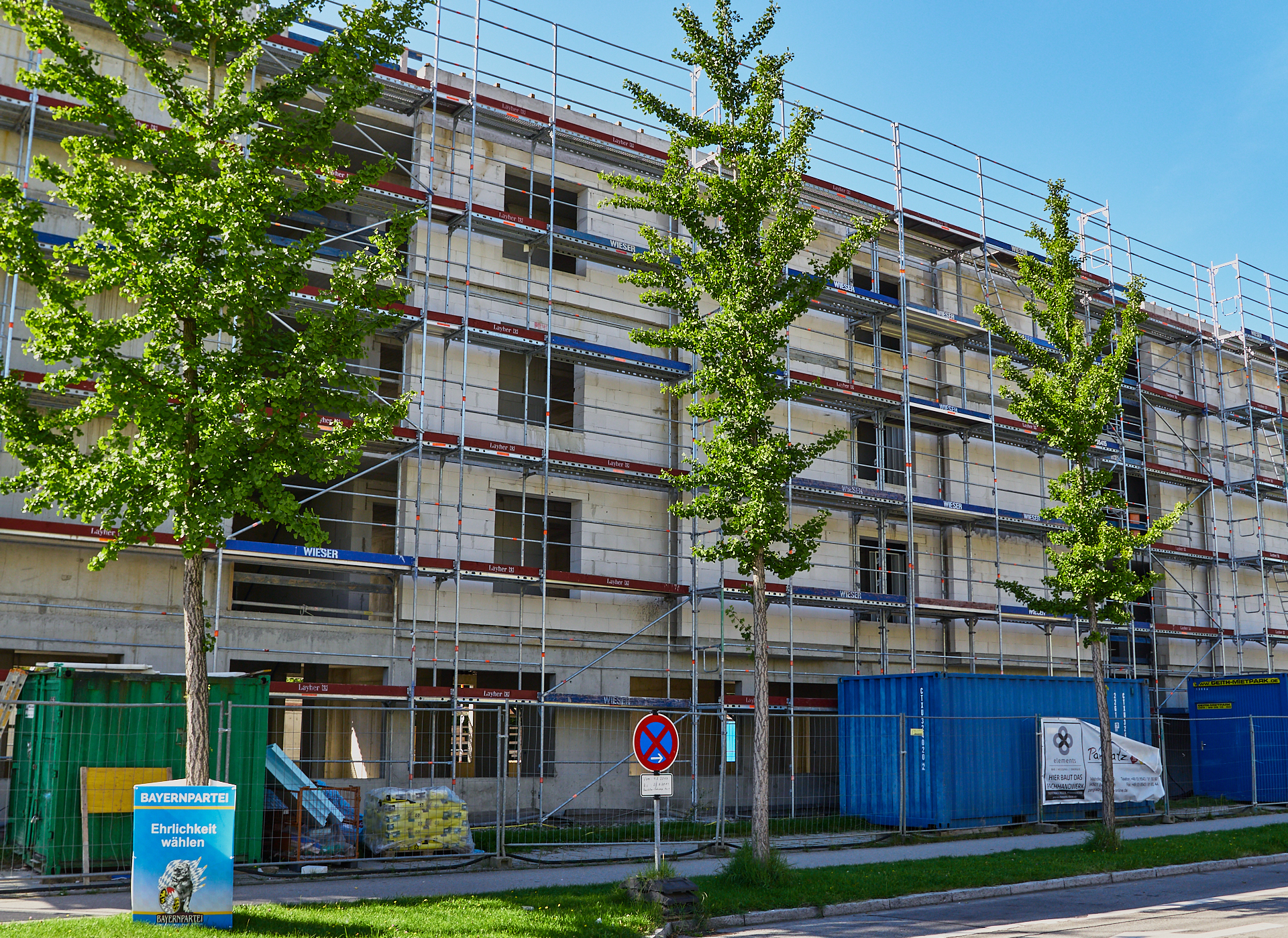 10.09.20108 - Baustelle Maikäfersiedlung in der Bad Schachener Straße in Neuperlach