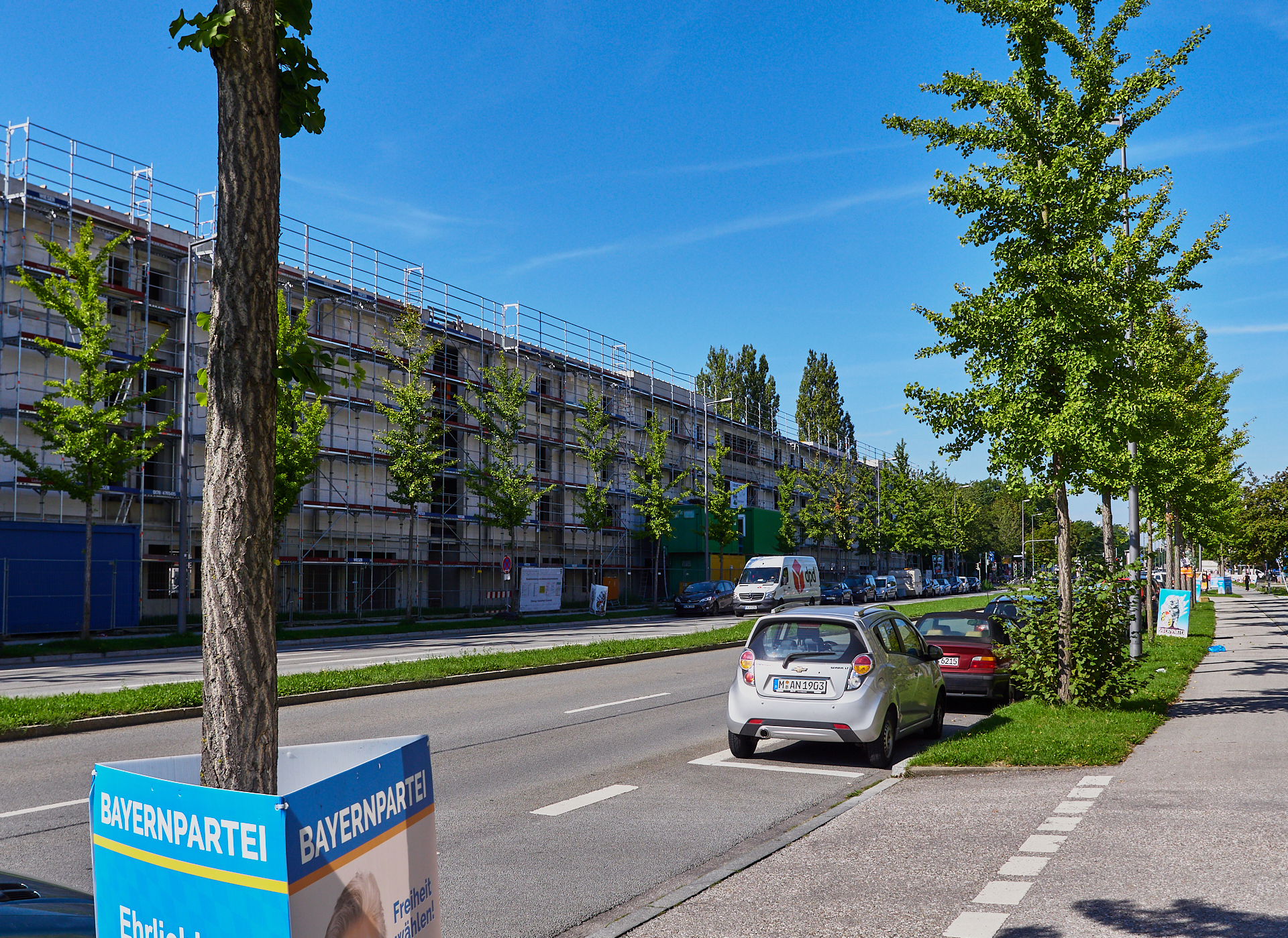 10.09.20108 - Baustelle Maikäfersiedlung in der Bad Schachener Straße in Neuperlach